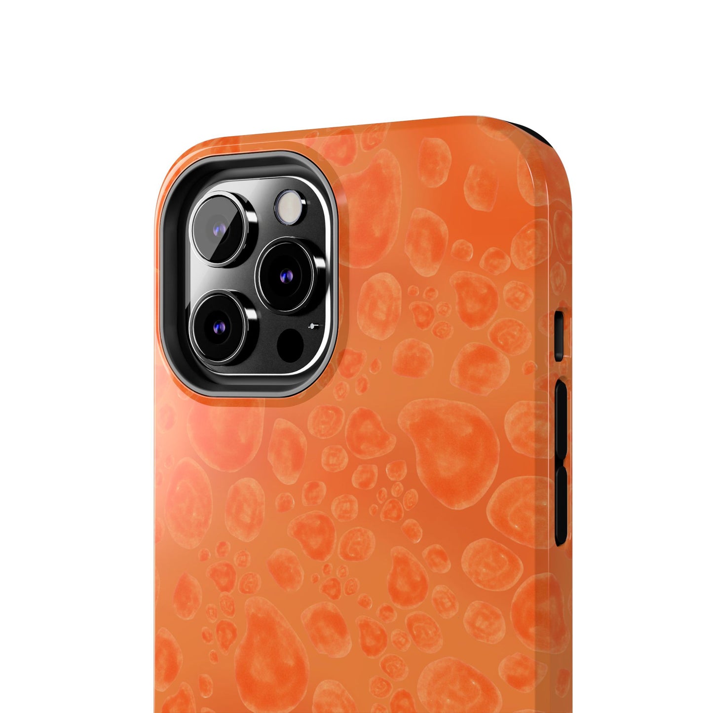 Paw Dots Orange Phone Case