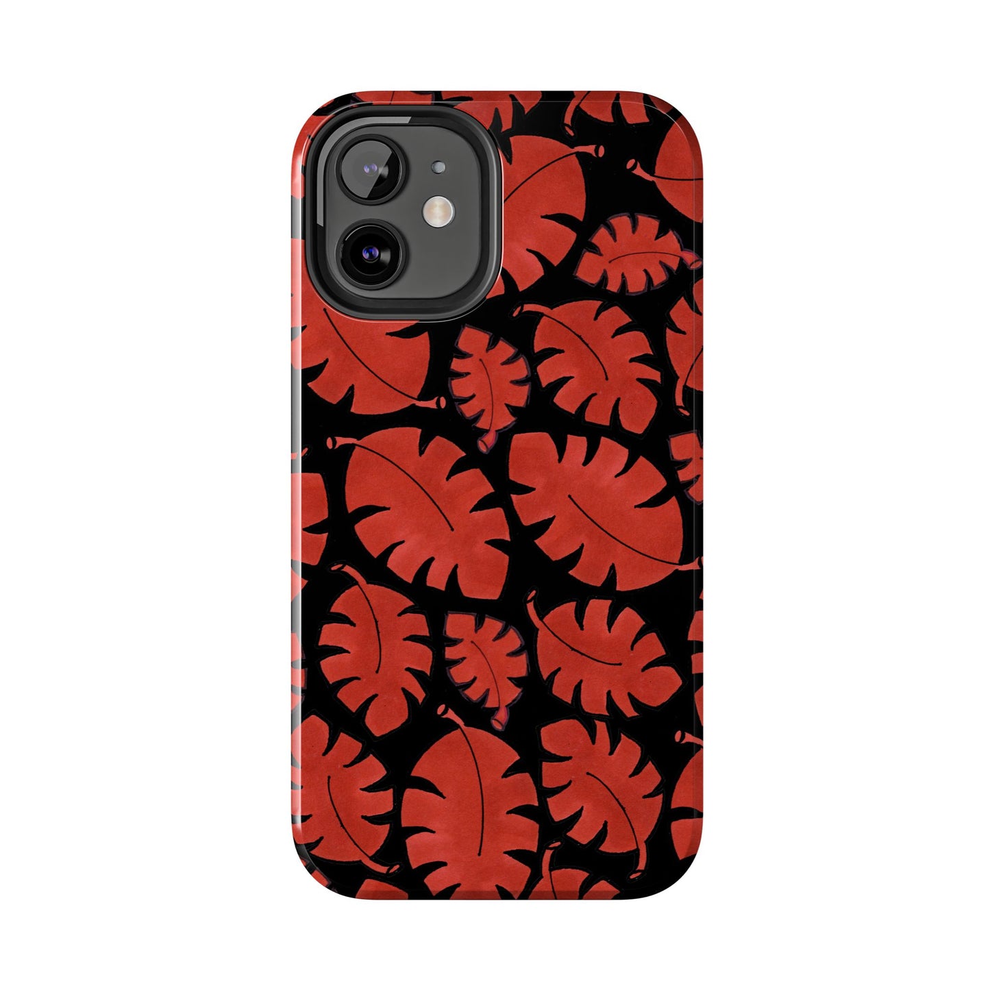 Red Bananas Black Phone Case