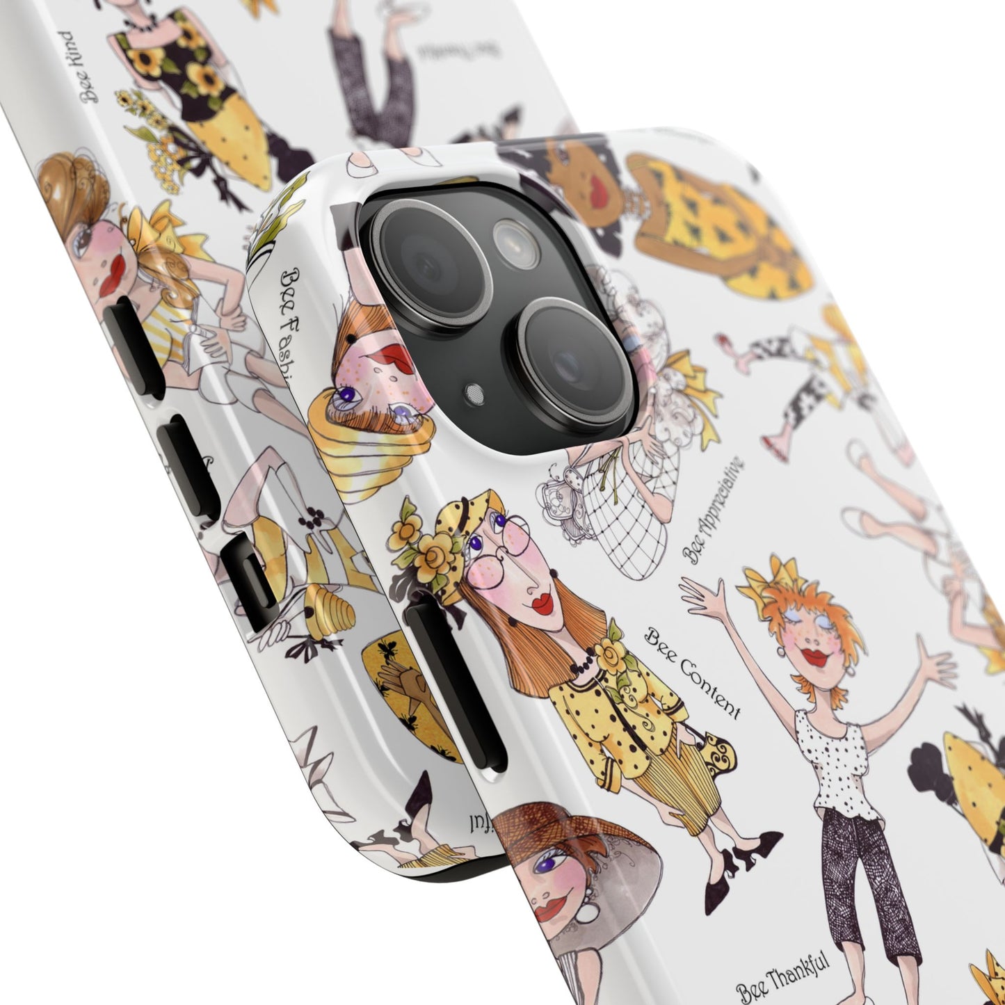 Bee Tossed White Phone Case