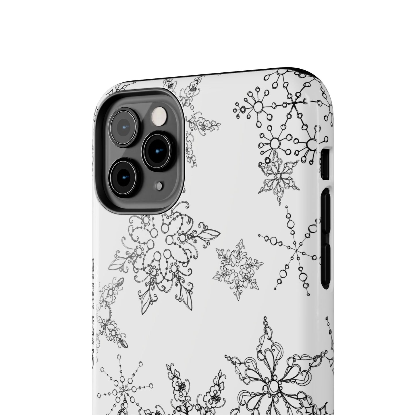 Random Flakes White Phone Case
