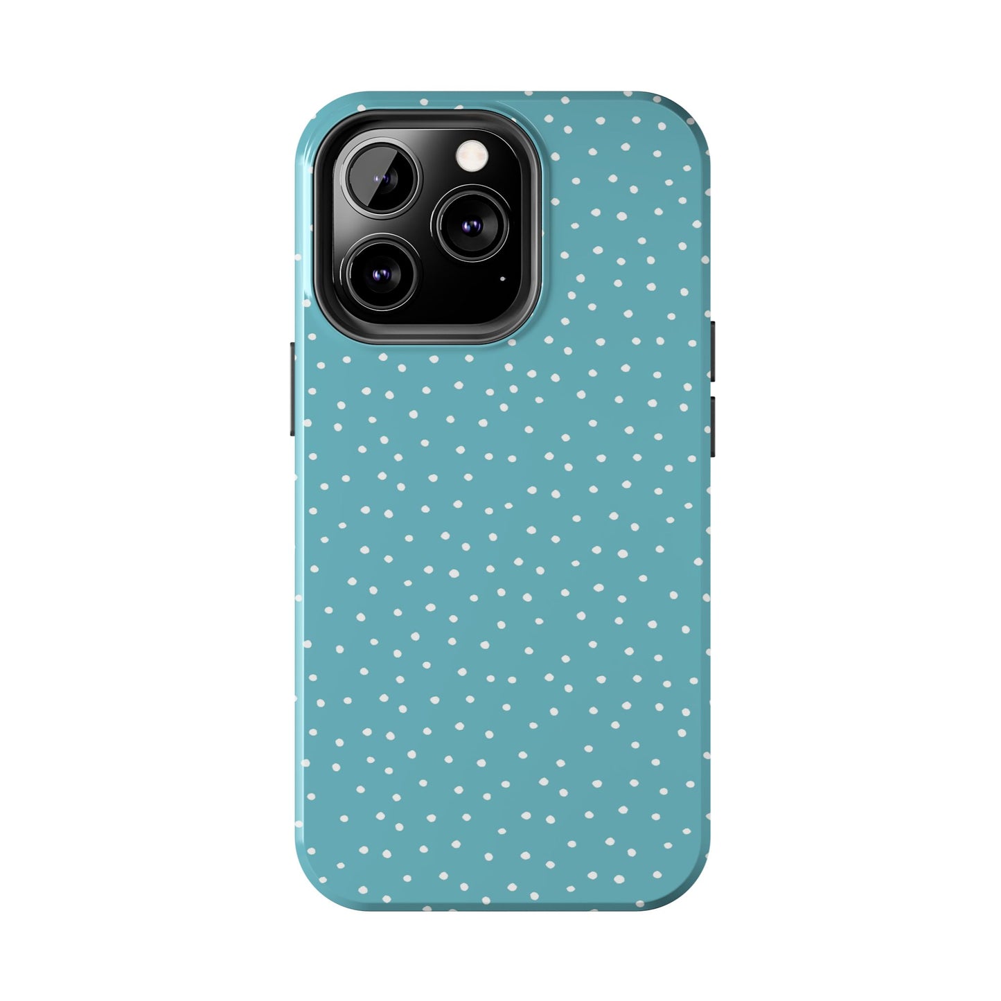 Dinky Dots Turquoise / White Phone Case