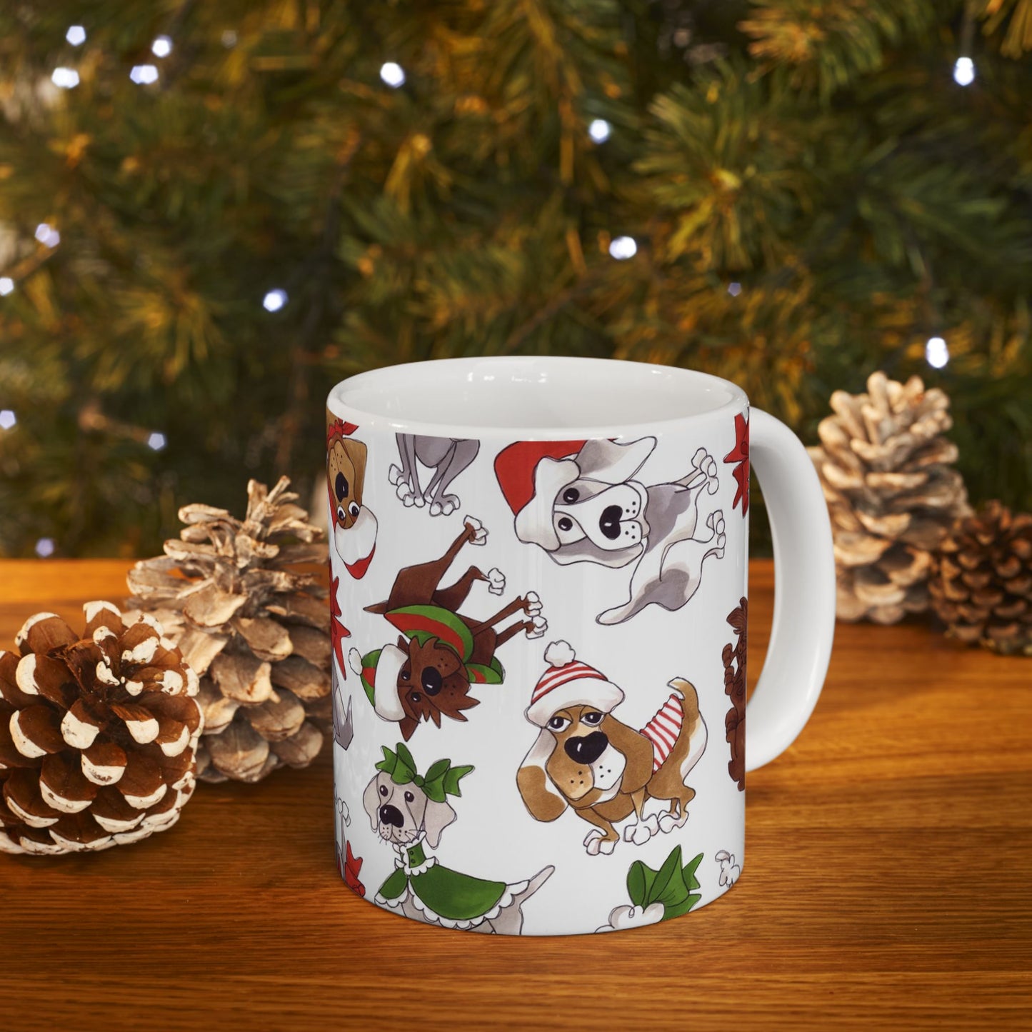 Doggie Toss White Cup