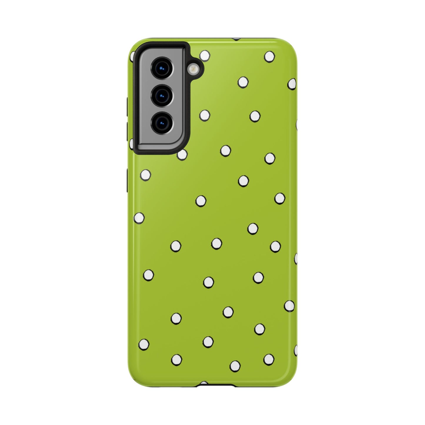 Lime Dots Phone Case