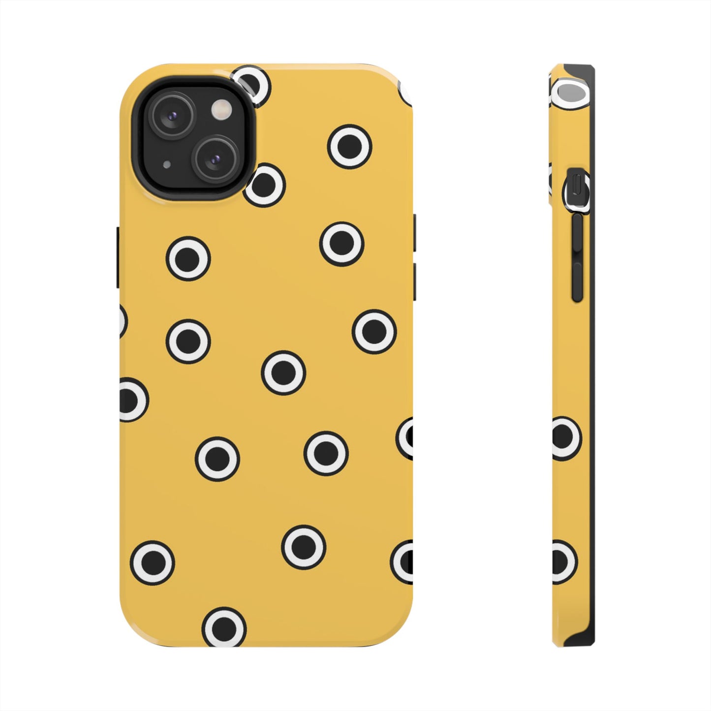 CD Dots Yellow / Black Phone Case