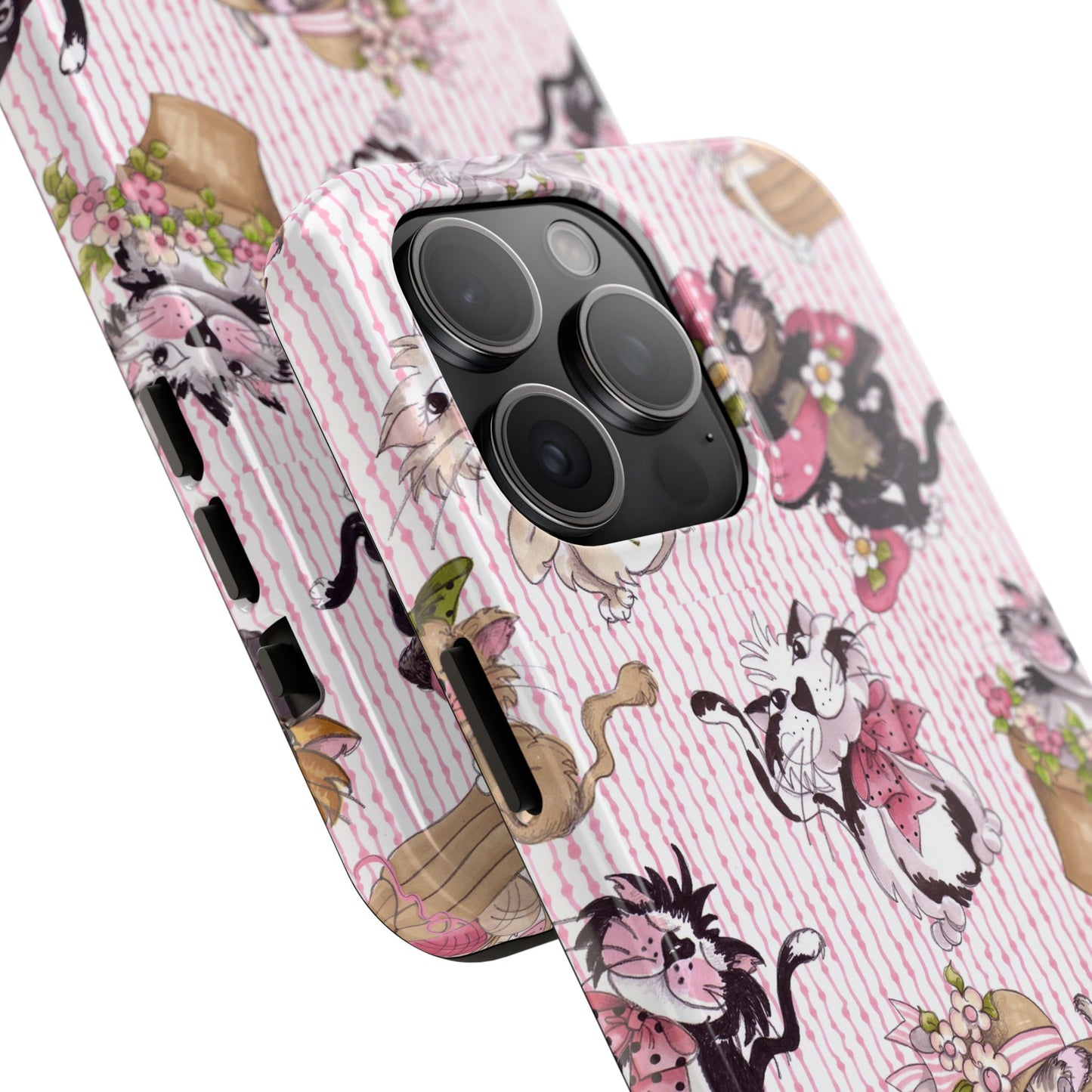 Fancy Cats Pink Phone Case