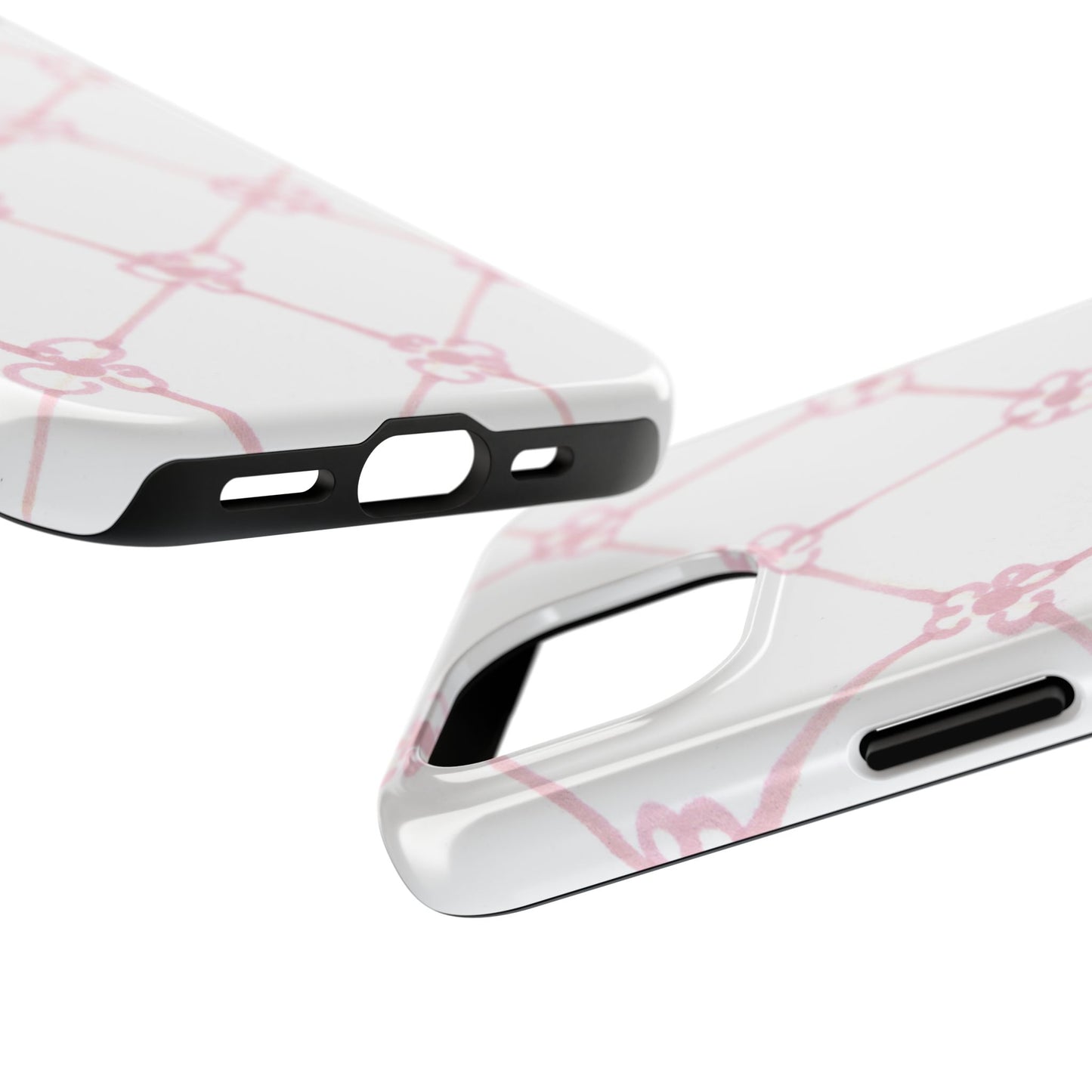 Flower Model Scroll Phone Case