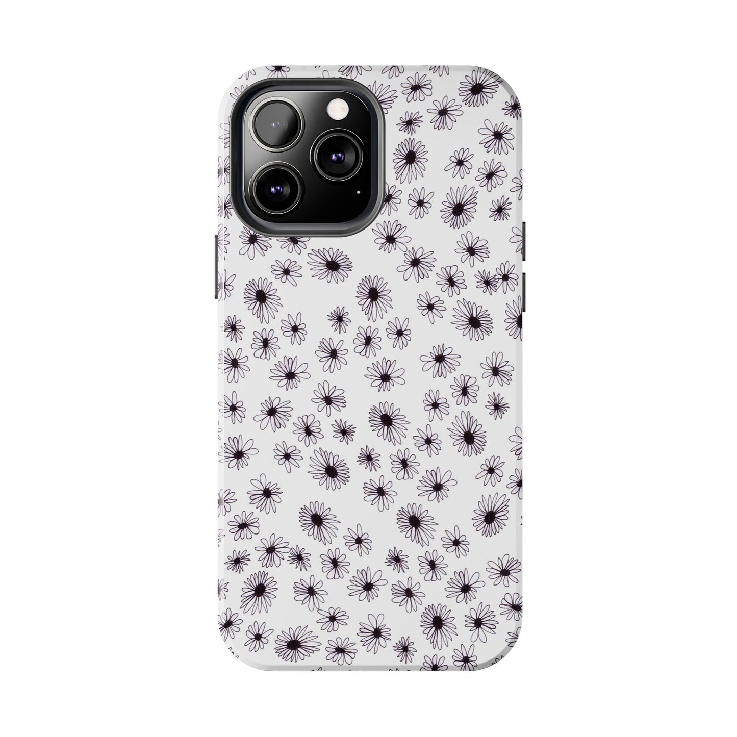 Random Daisy White / Black Phone Case