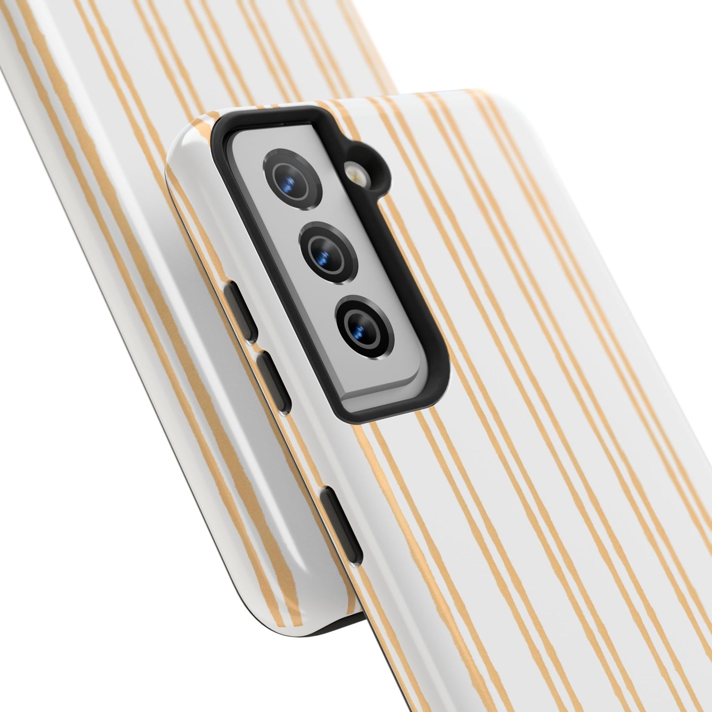 Double Stripe Yellow Phone Case