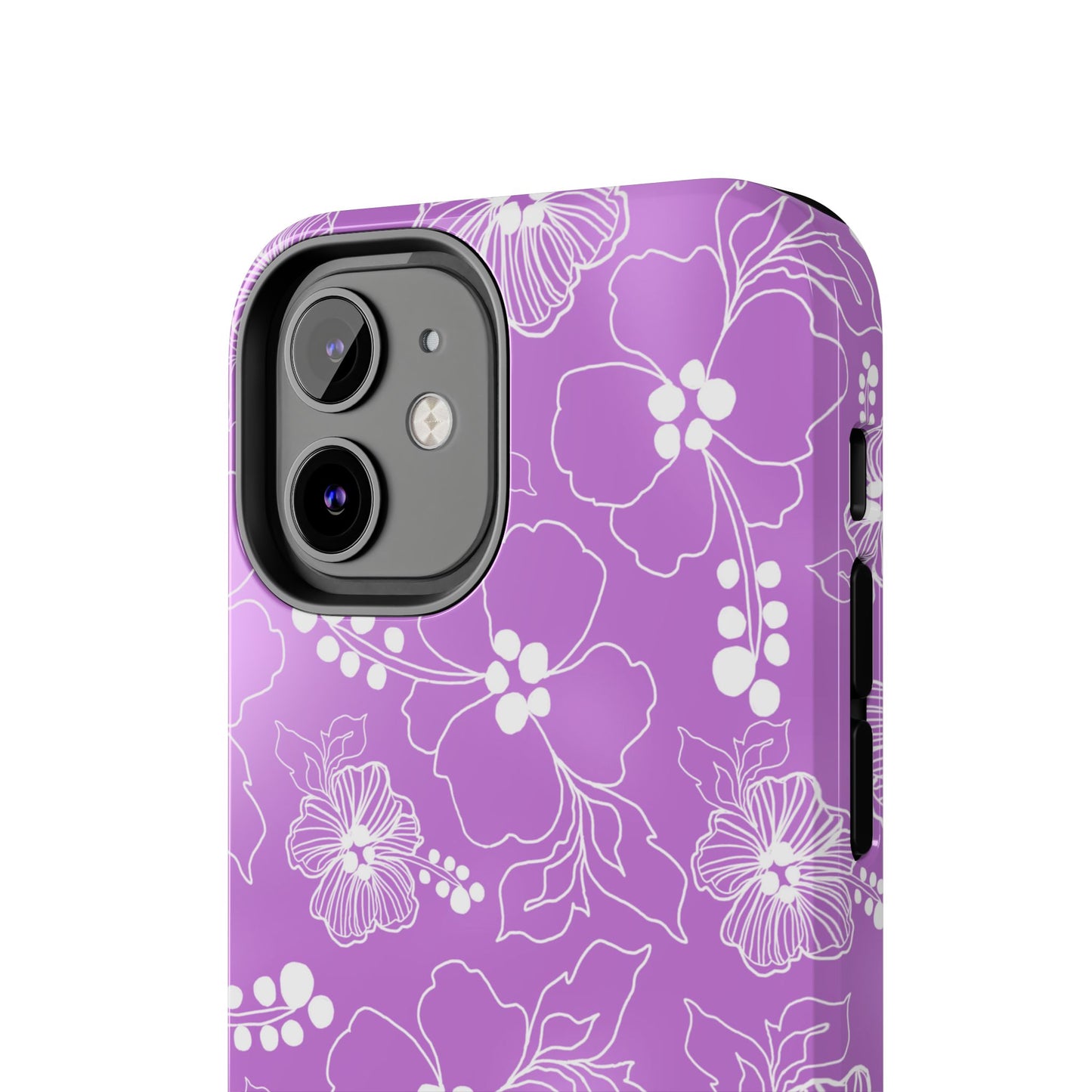 Lacey Hibiscus Orchid Phone Case