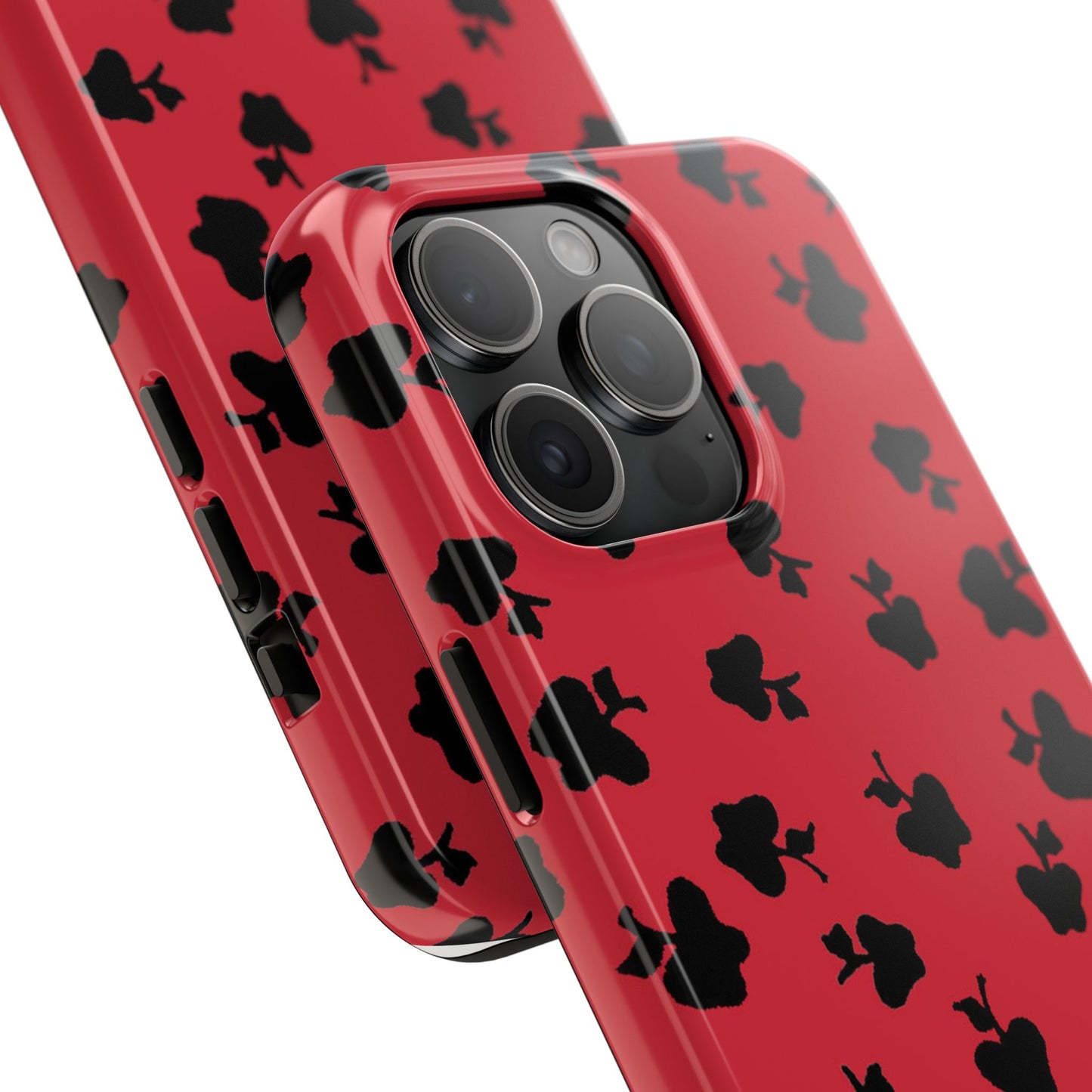 Happy Apples Red / Black Phone Case