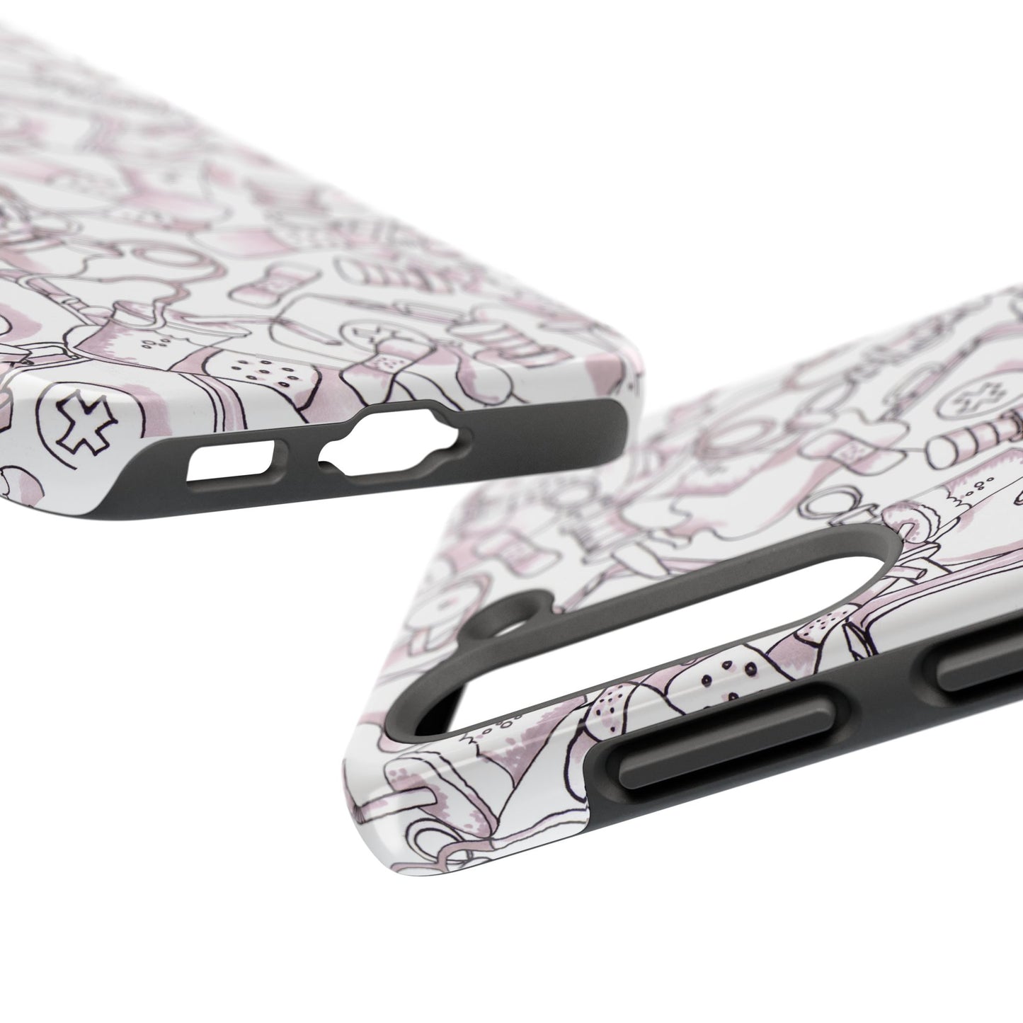 Med Stuff White Phone Case