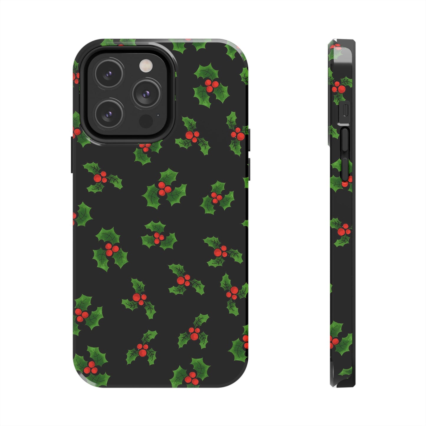 Lotsa Holly Black Phone Case