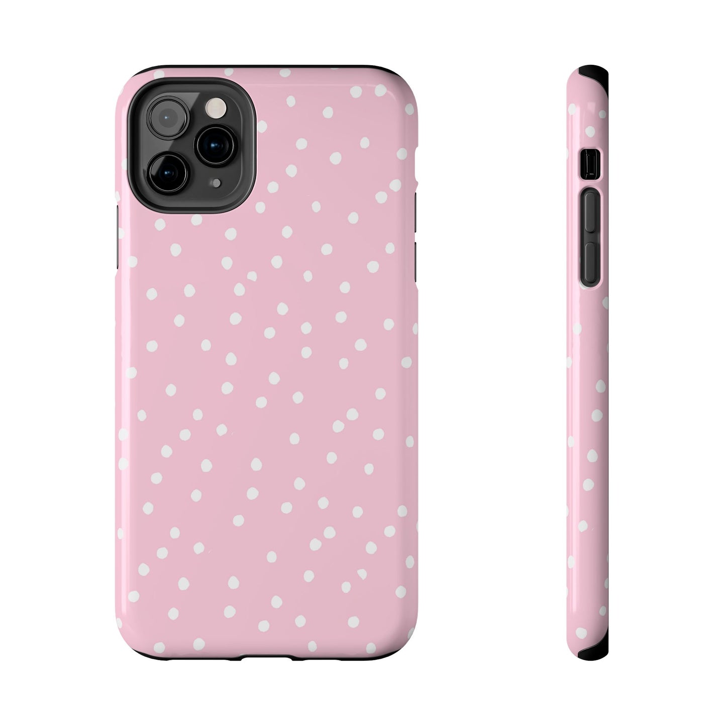 Space Dots Pink / White Phone Case