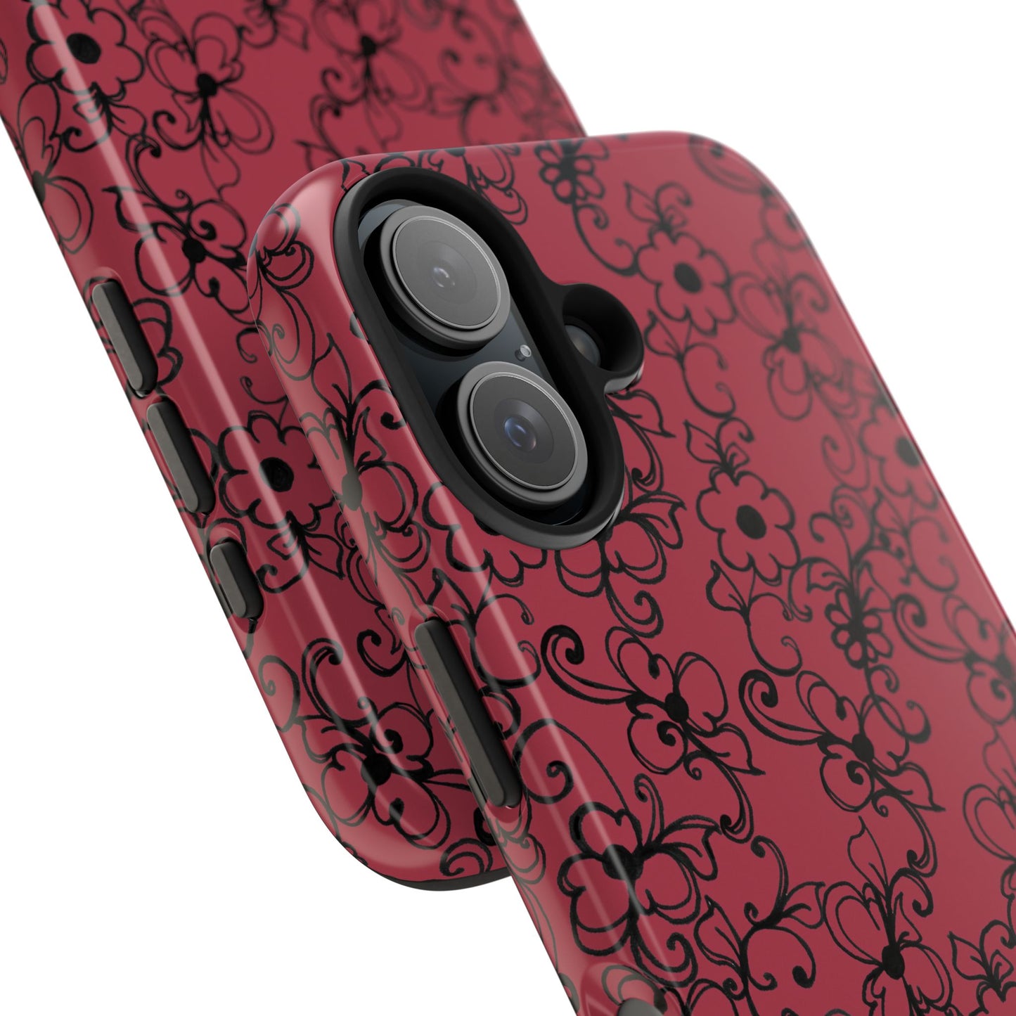 Daisy Jungle Red Phone Case