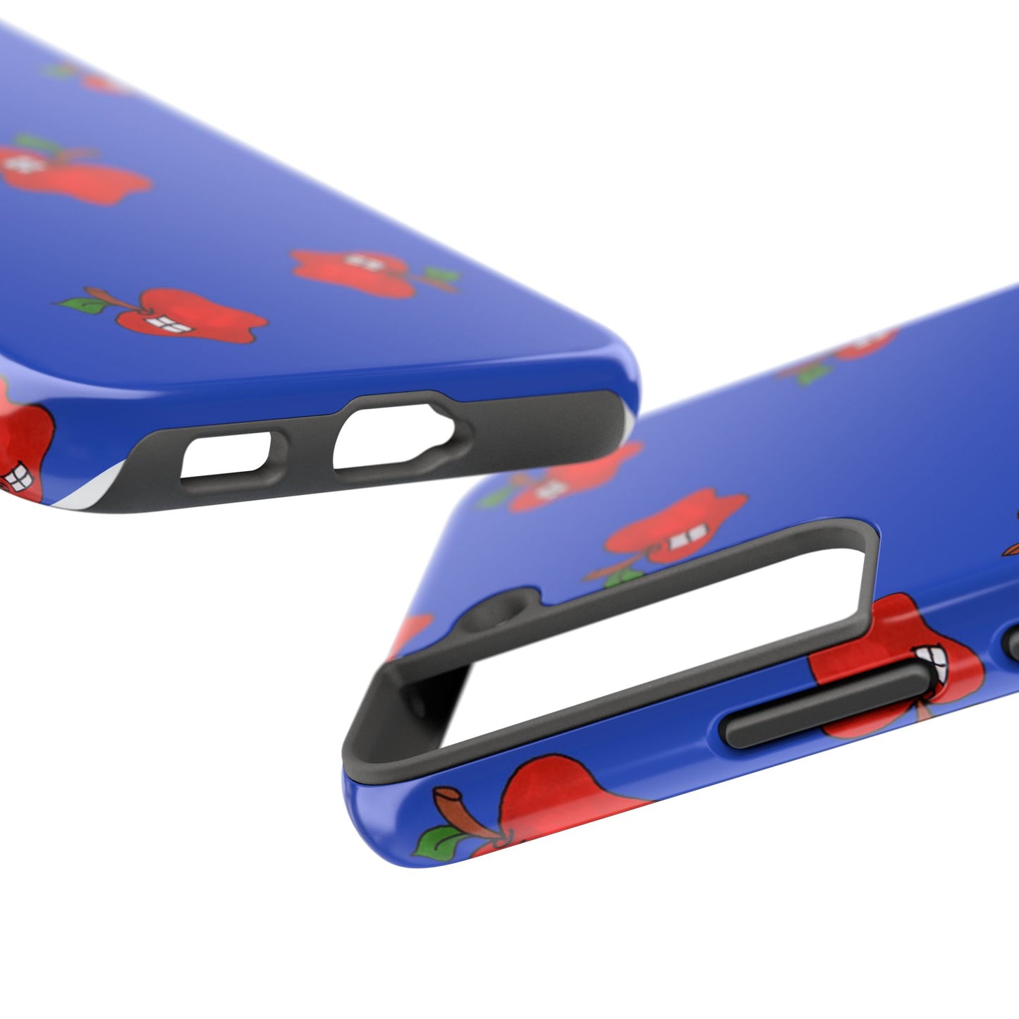 Flying Apples Blue Phone Case