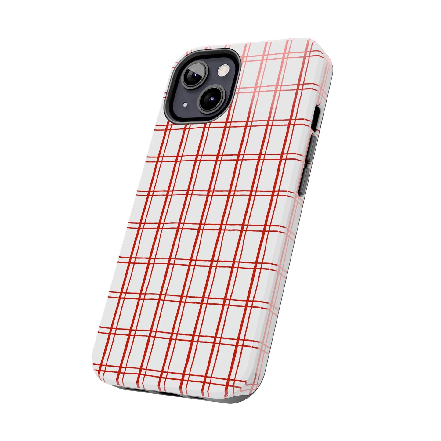 Kitchen Plaid White / Red Phone Case