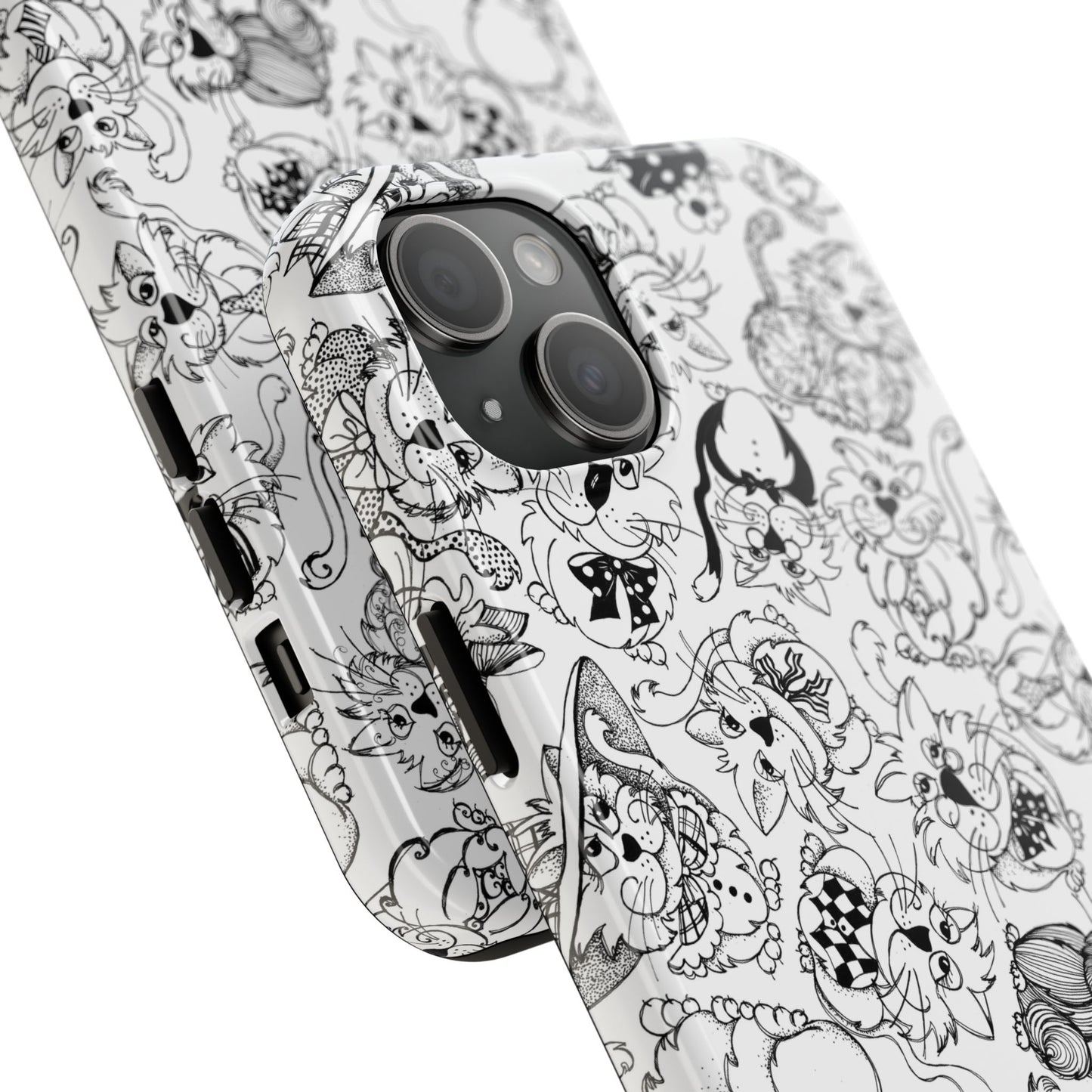 So Kitties Tossed White Phone Case