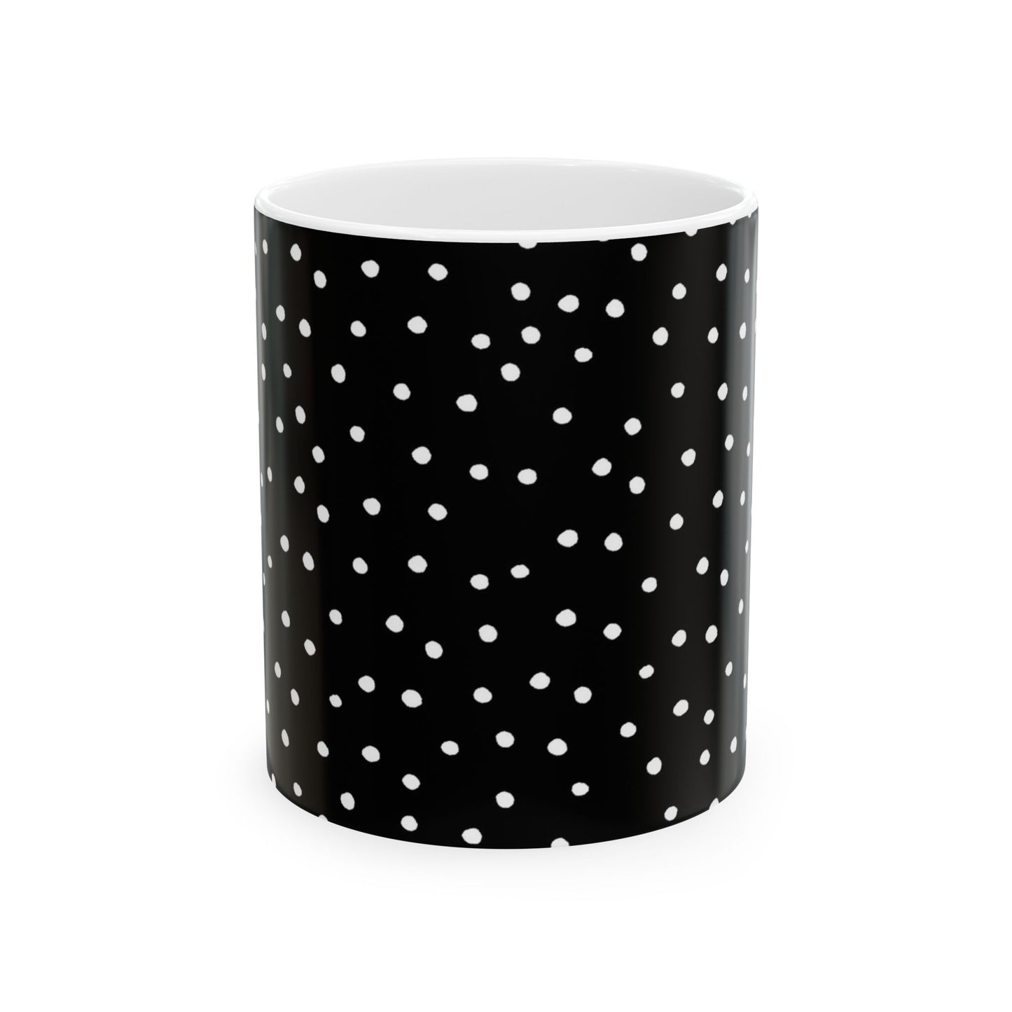 Dinky Dots Black / White Cup