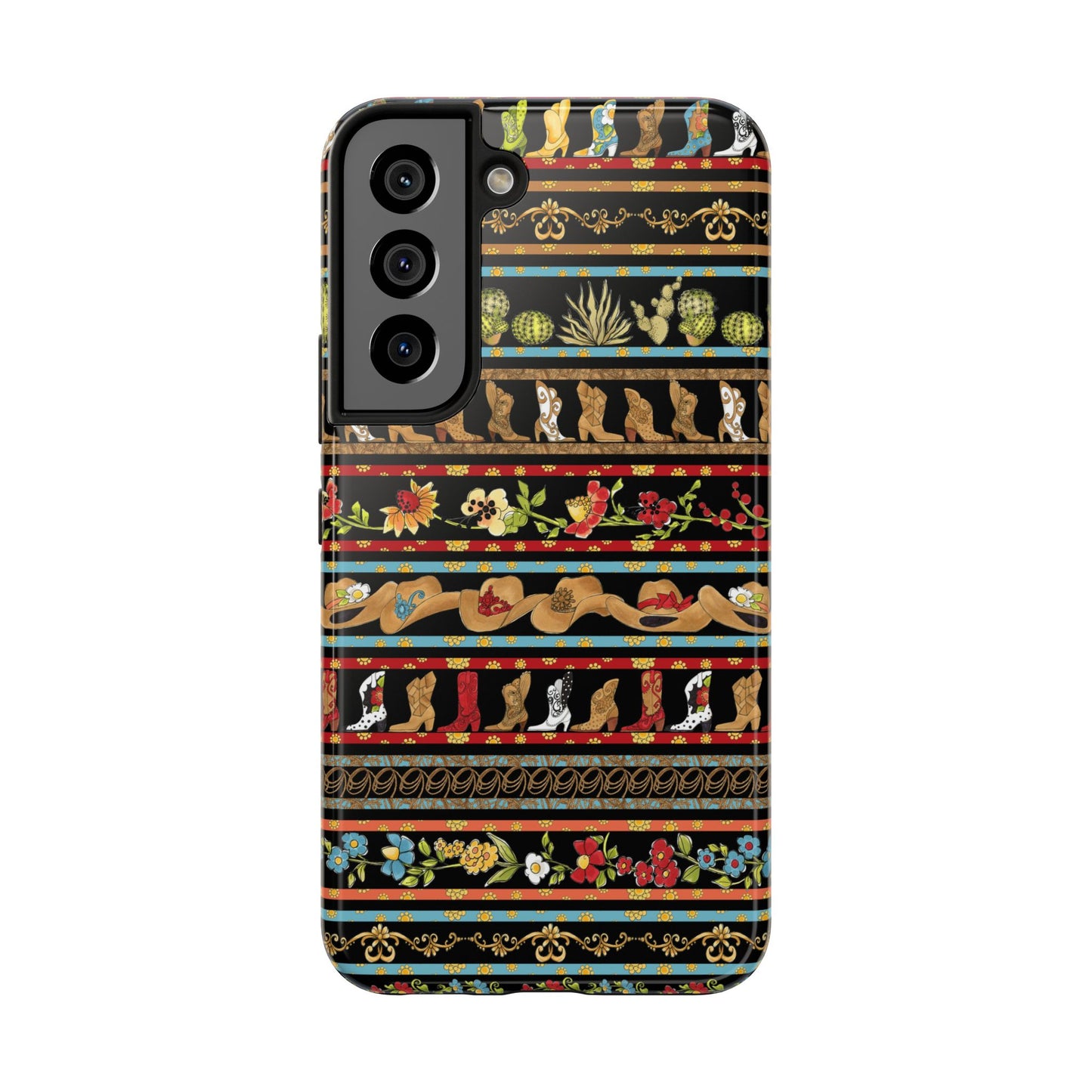Whoa Borders Black Phone Case
