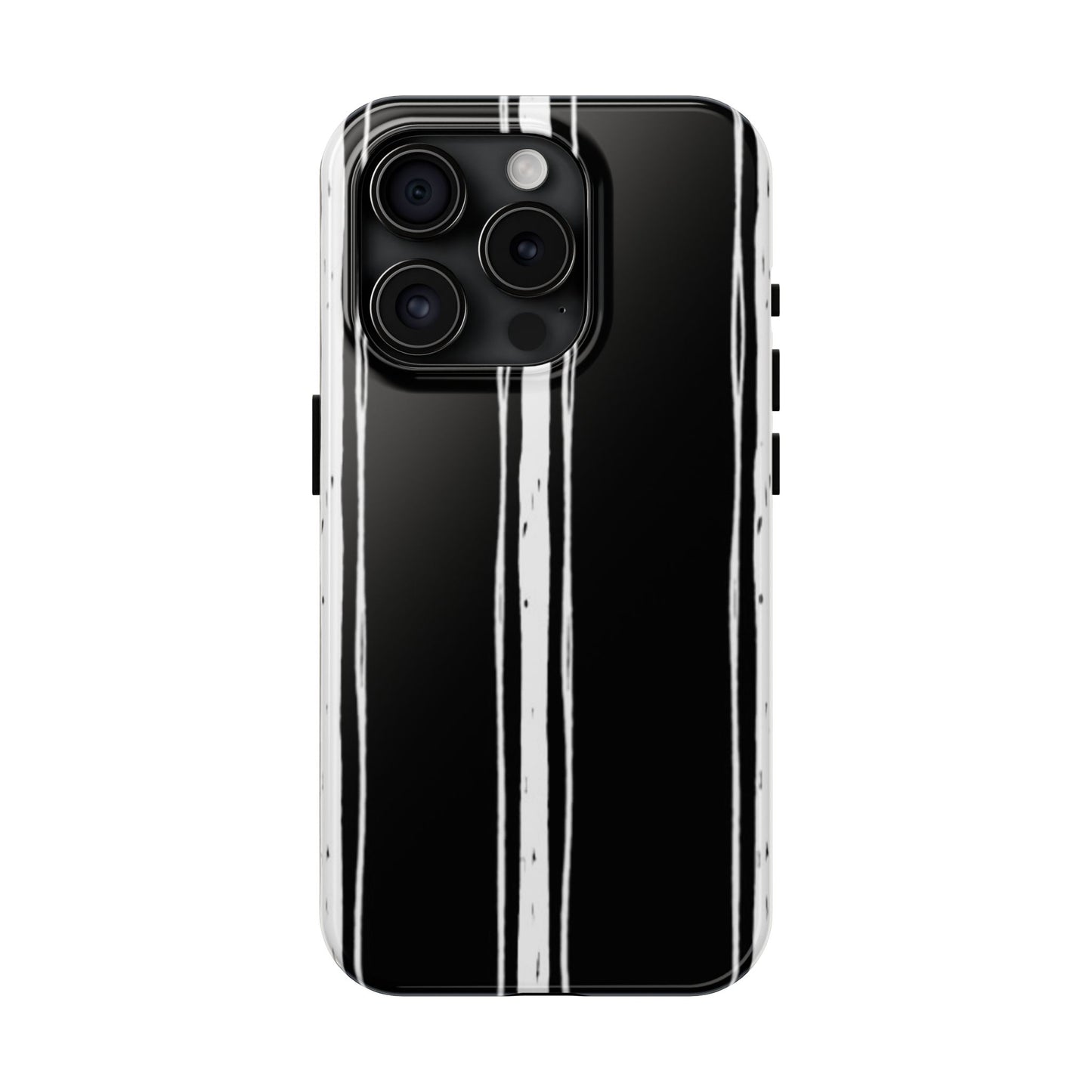 Black / White Stripe Phone Case