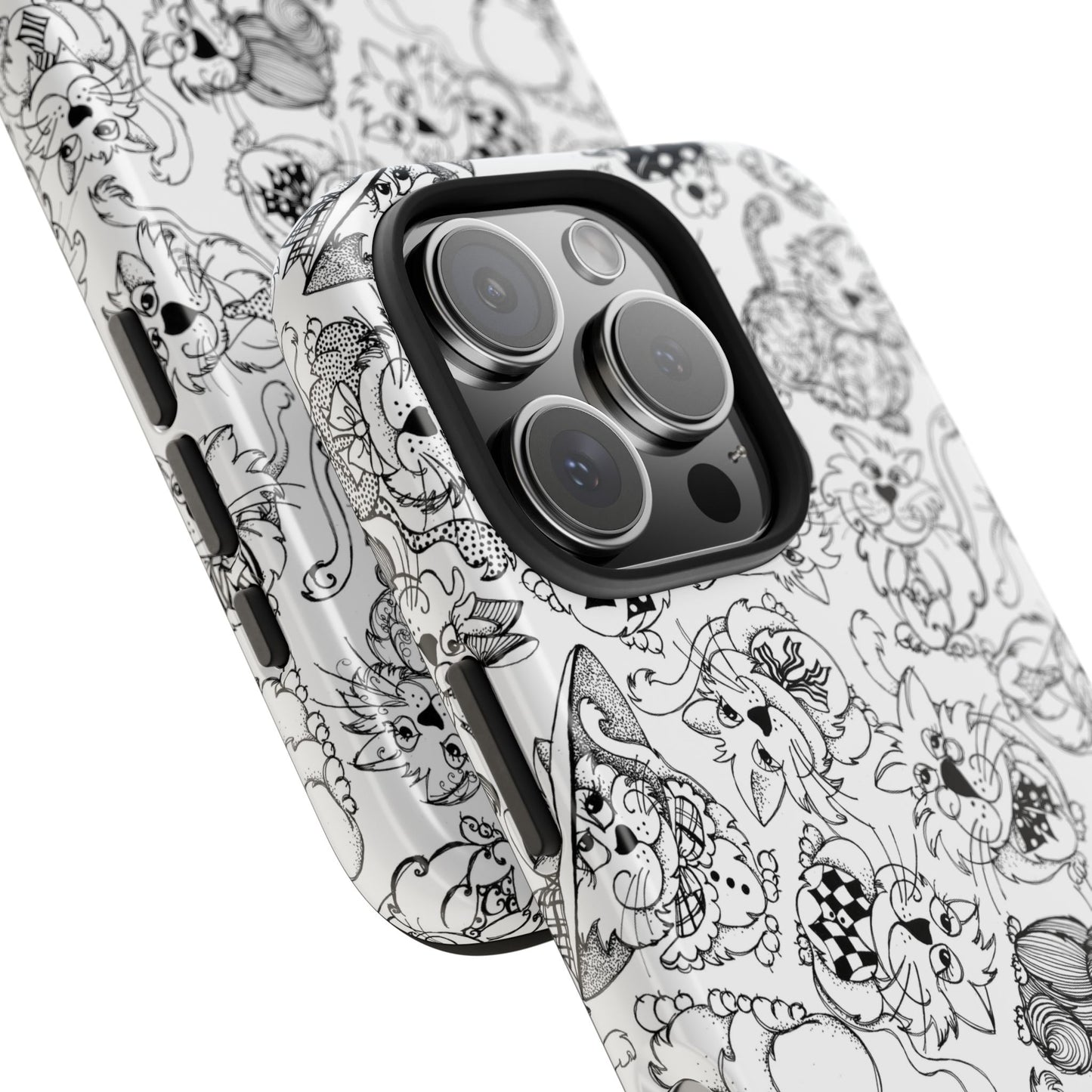 So Kitties Tossed White Phone Case