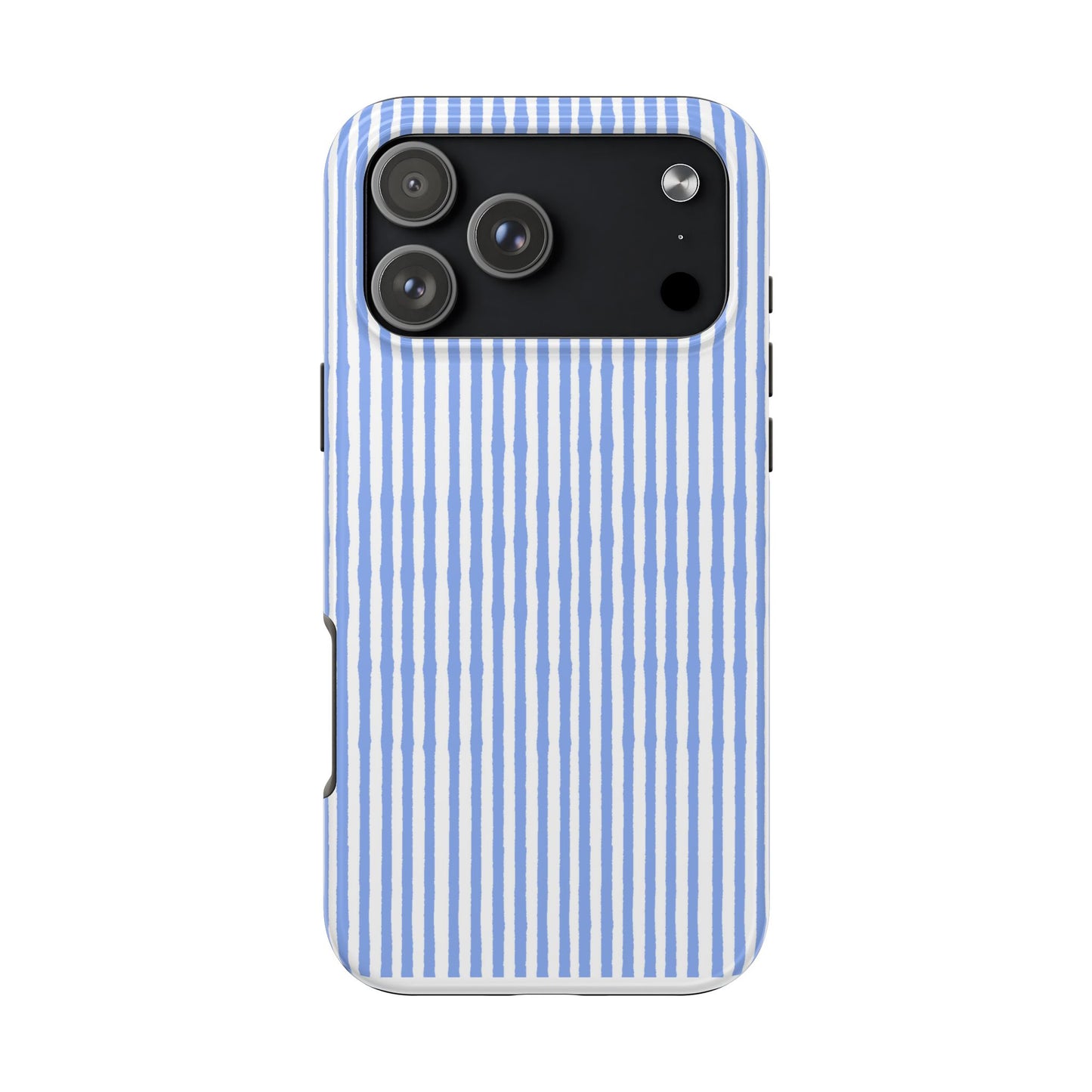 Lazy Stripe Blue / White Phone Case