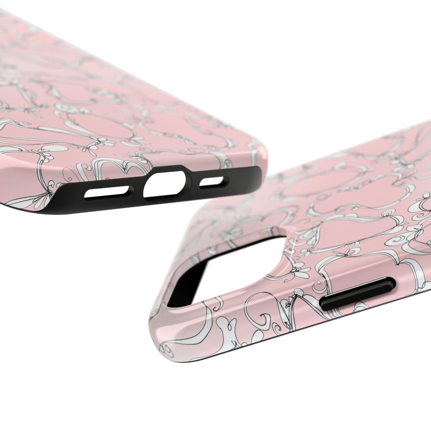 Fancy Frames Pink / White Phone Case