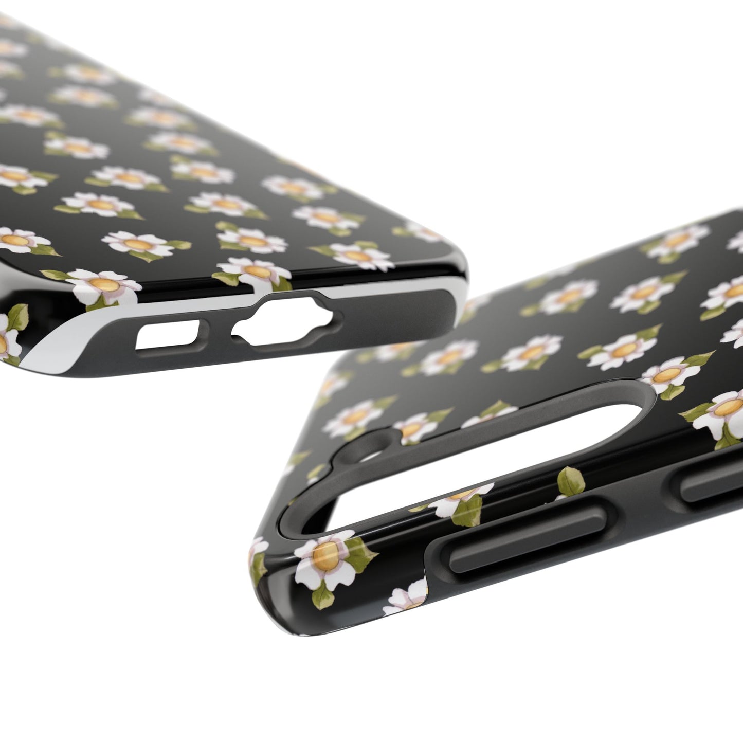 Daisies Black Phone Case