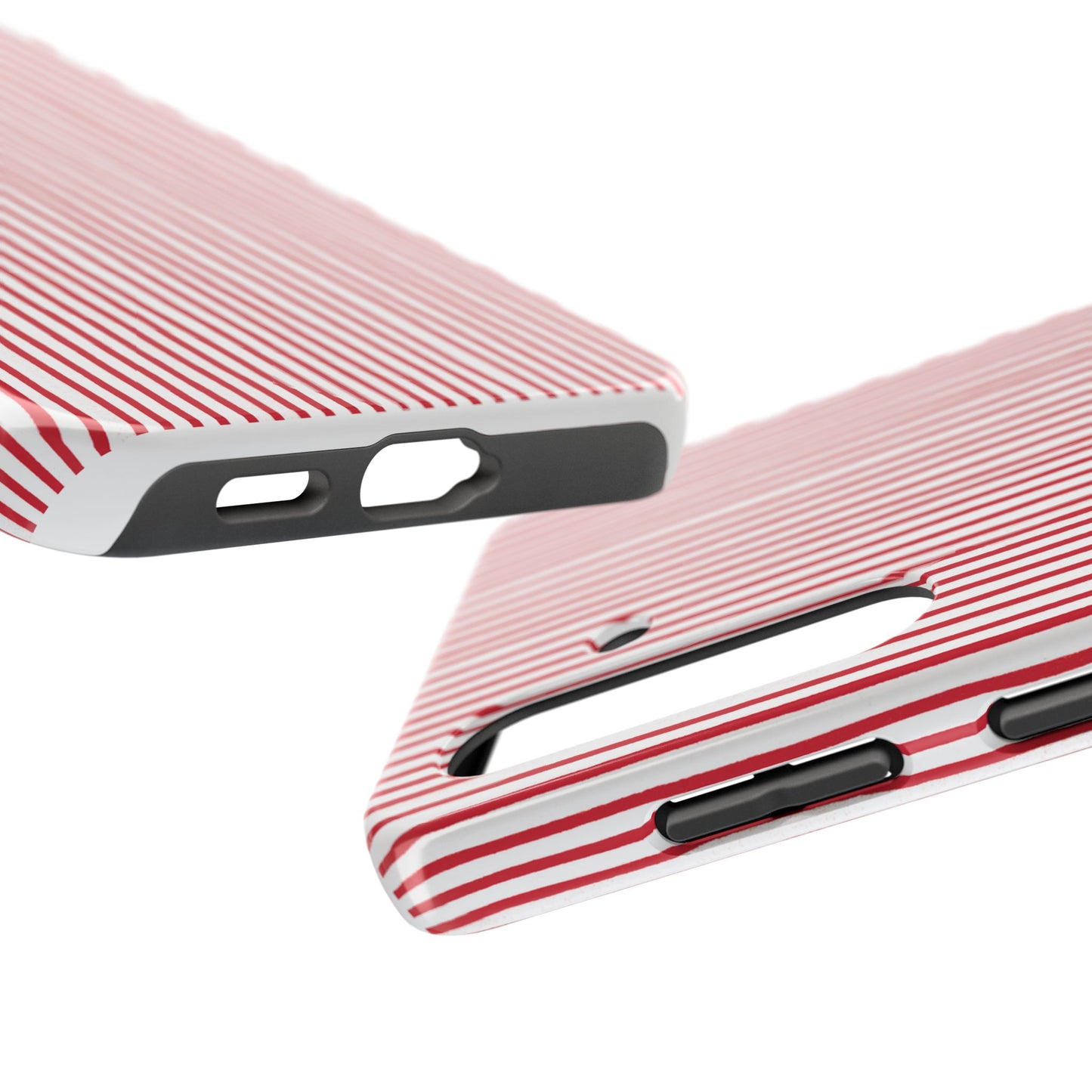 Candy Stripe White / Red Phone Case