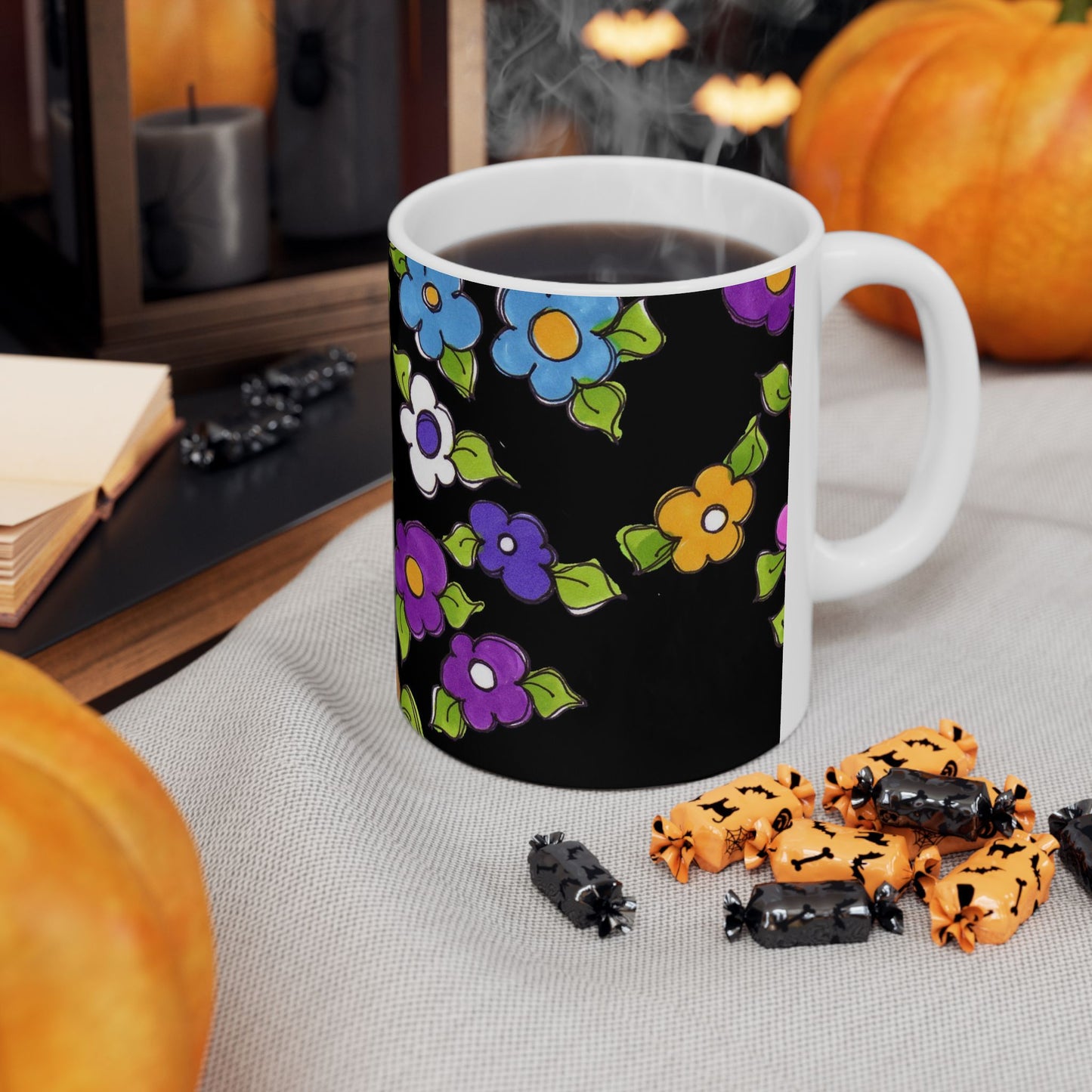 Fancy Dog Daisies Cup