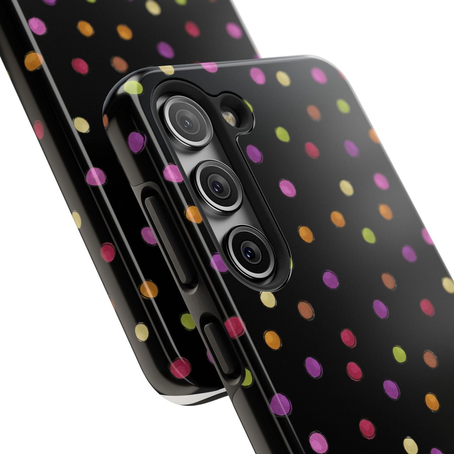 Tea Dot Black Phone Case