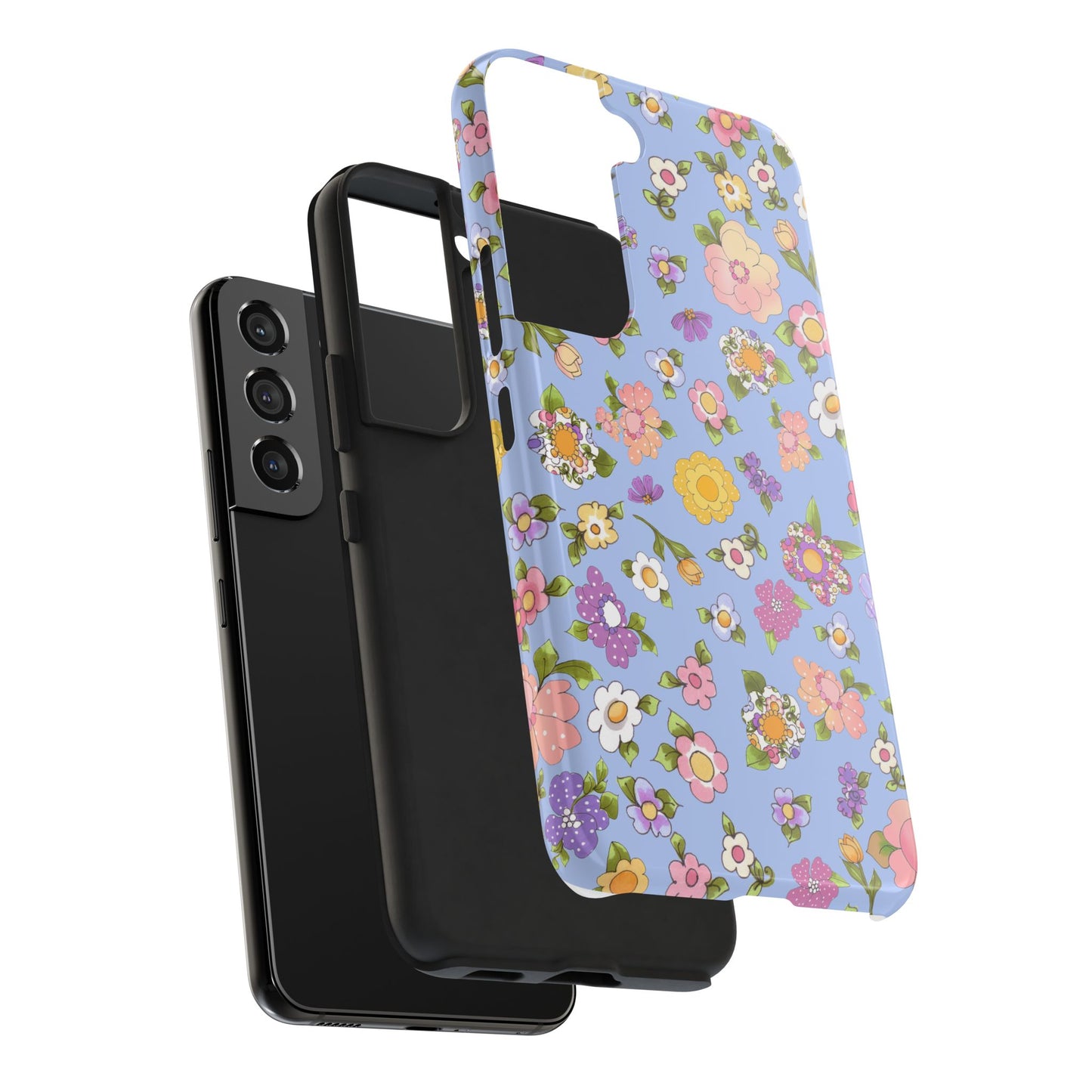 Flowery Blue Phone Case