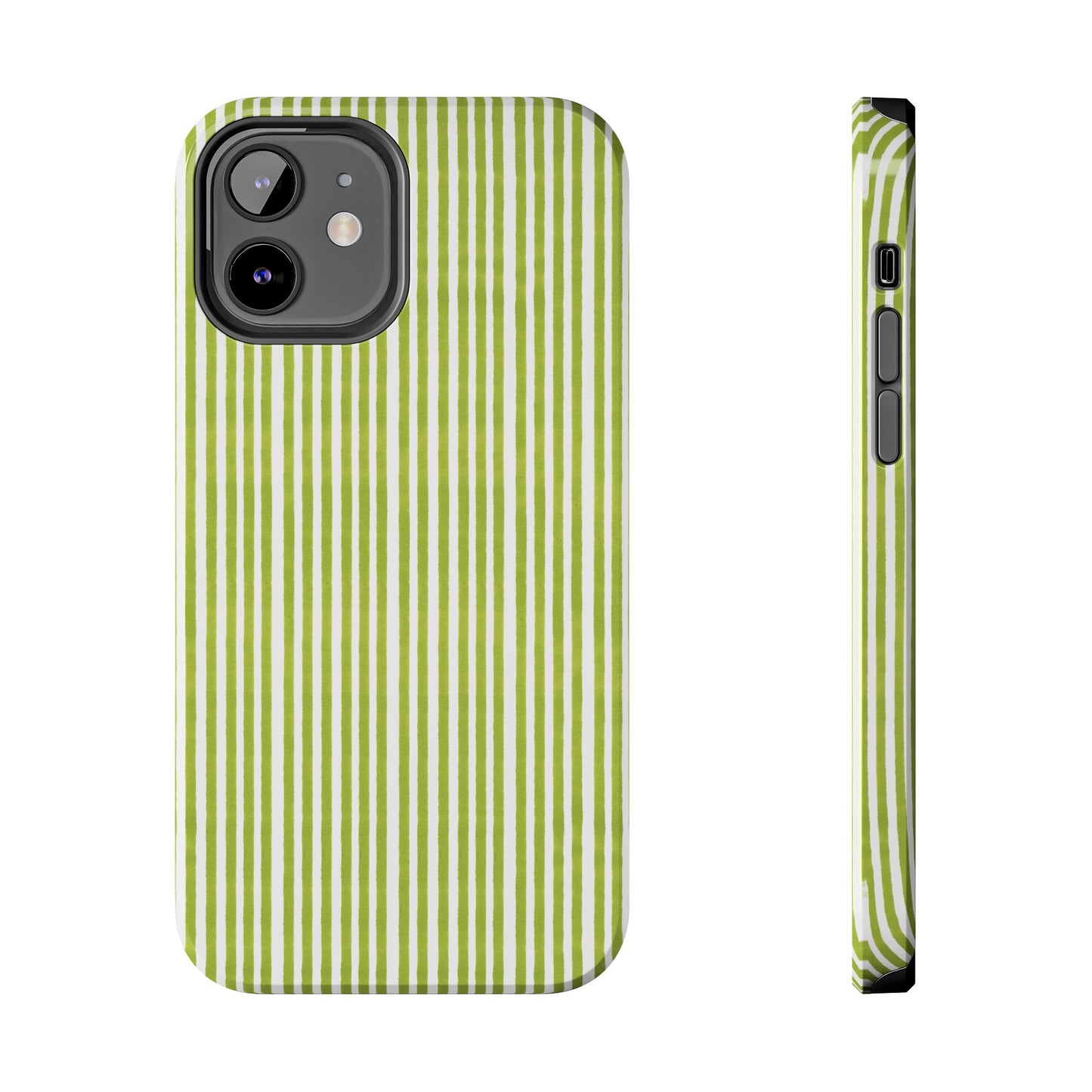 Lazy Stripe Lime Phone Case