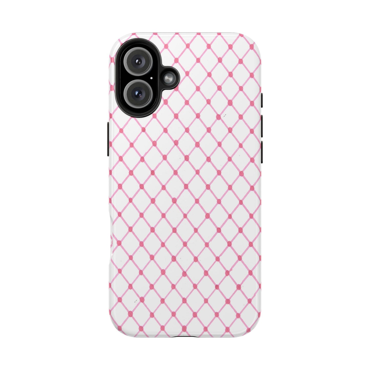 Diamond White / Pink Phone Case