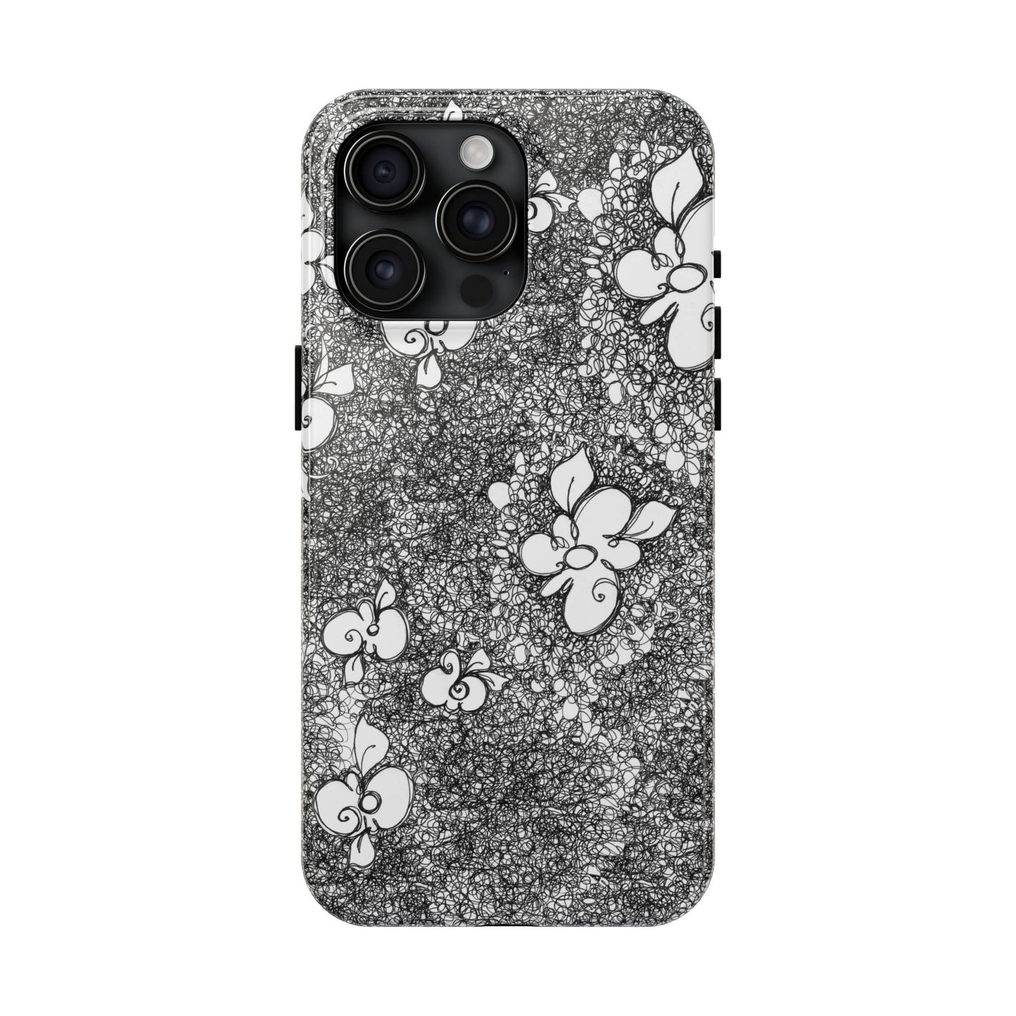 Flower Scribbles Phone Case
