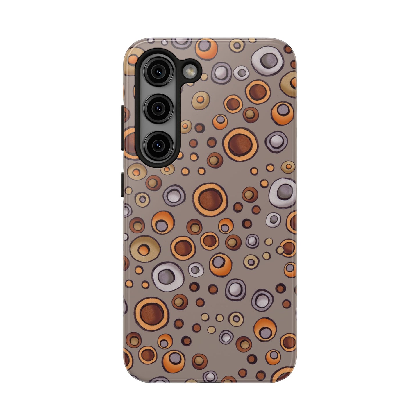 Doggy Dots Gray Phone Case