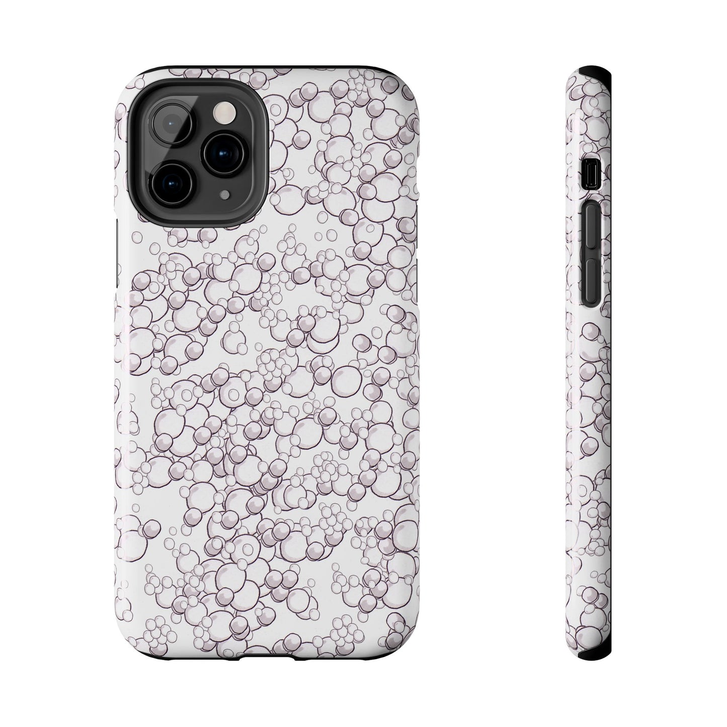 Bubble Dots White Phone Case