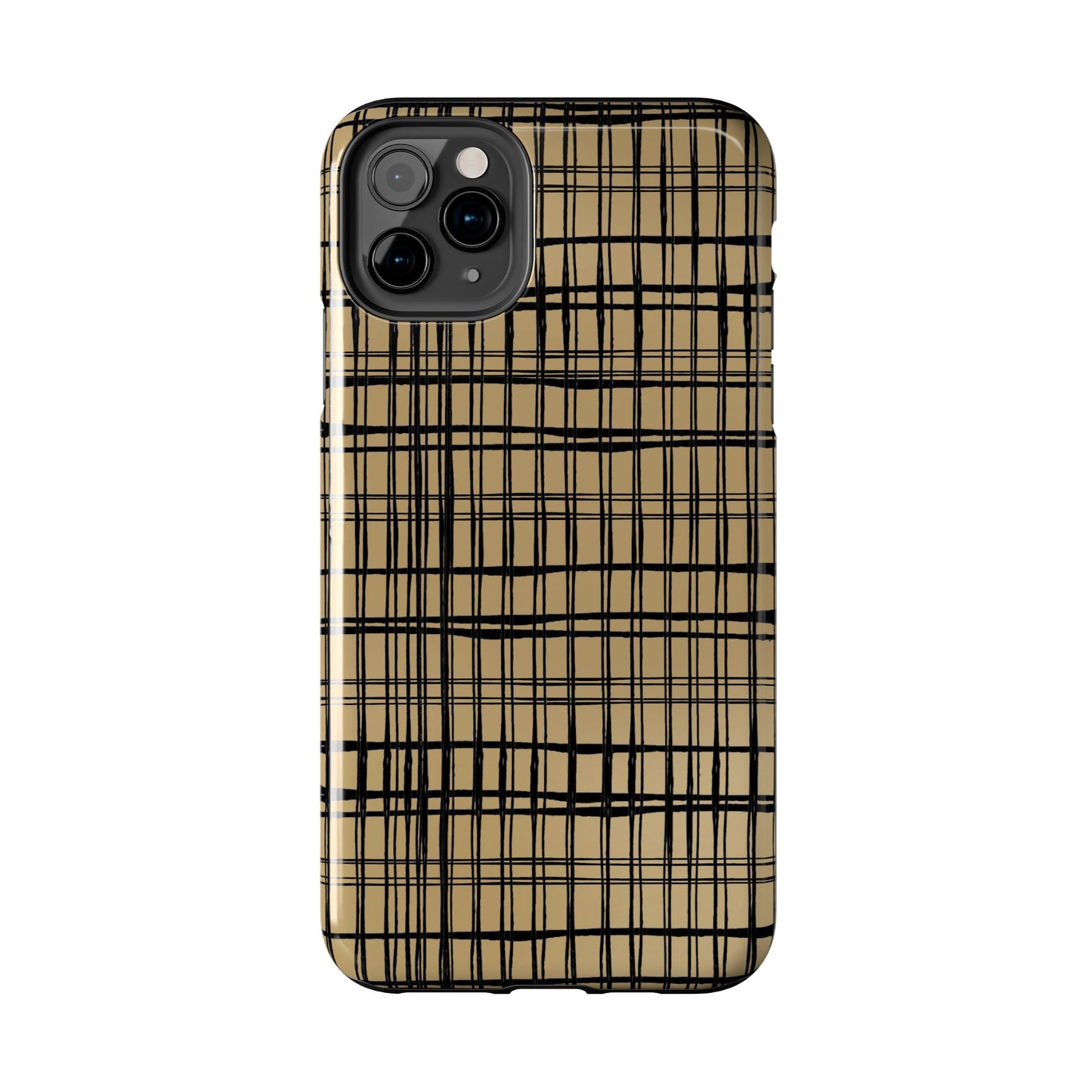 Doggie Fence Tan Phone Case