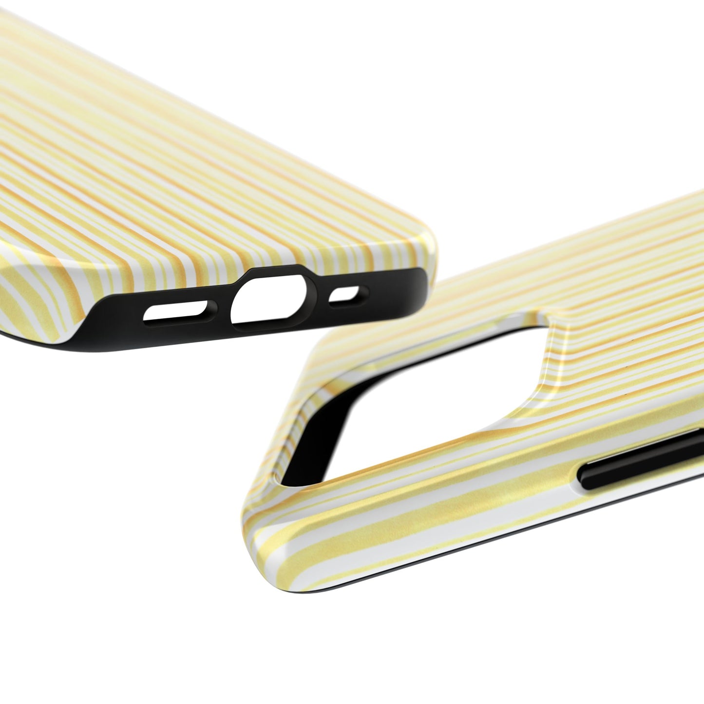 Tri Stripe Yellow Phone Case
