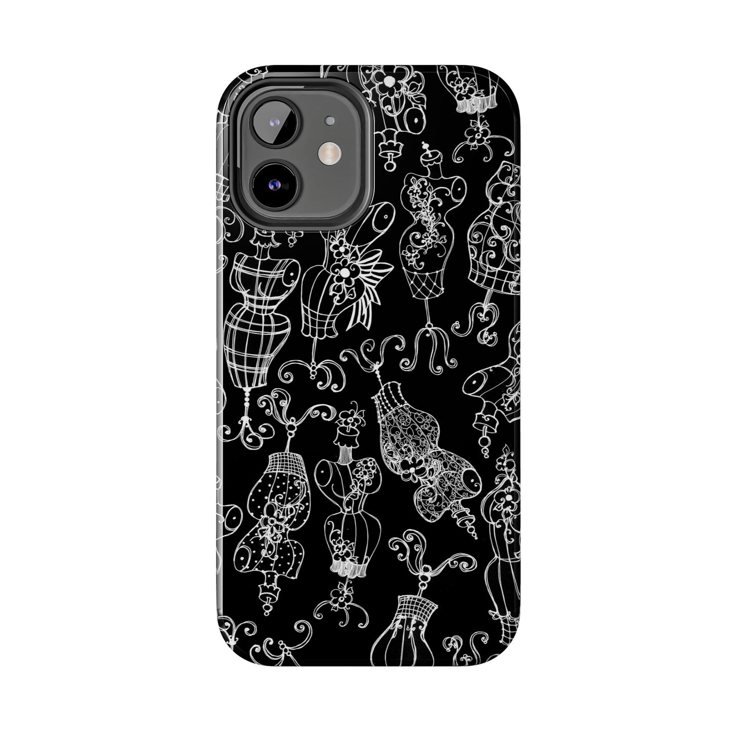 Mannequinique Black / White Phone Case