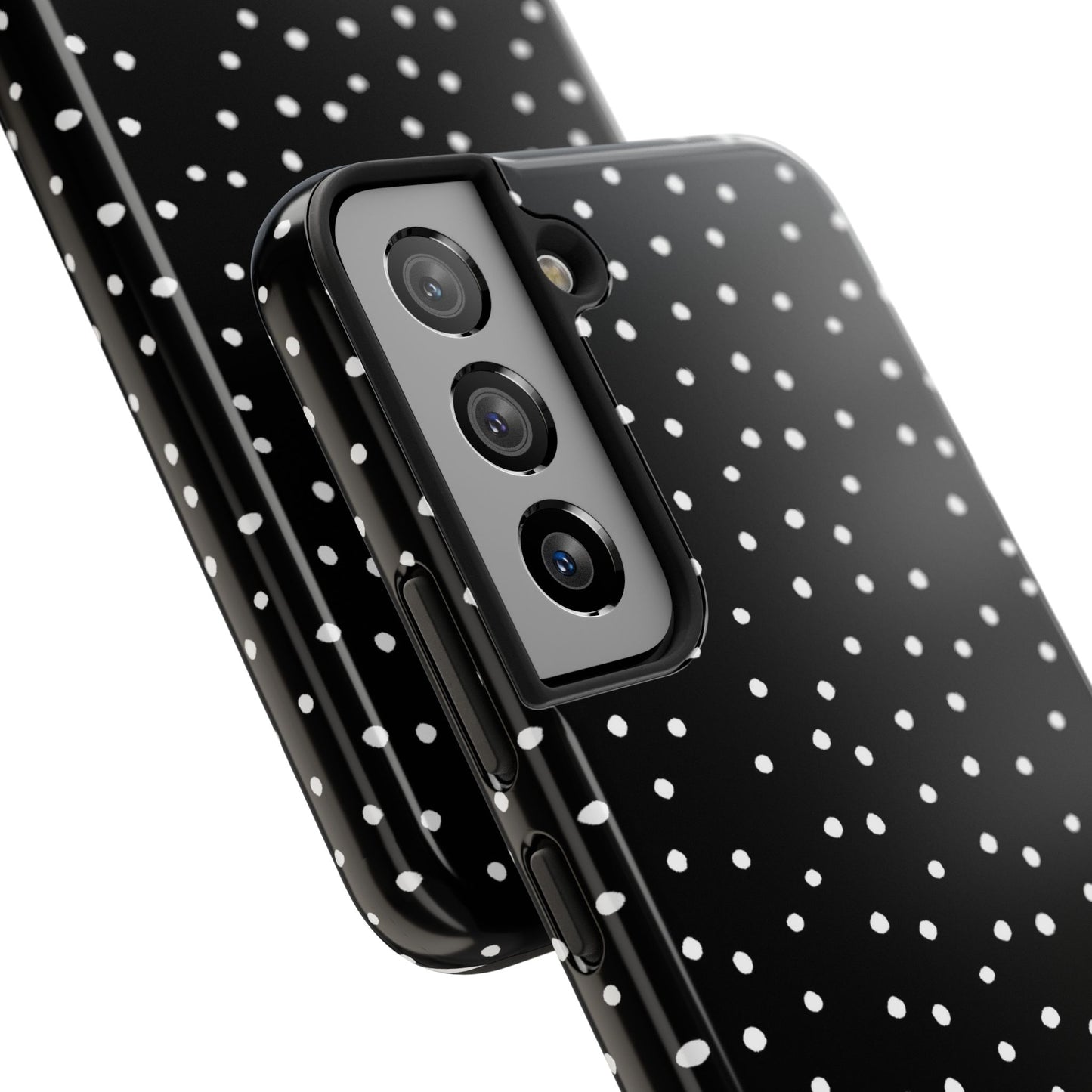 Dinky Dots Black / White Phone Case
