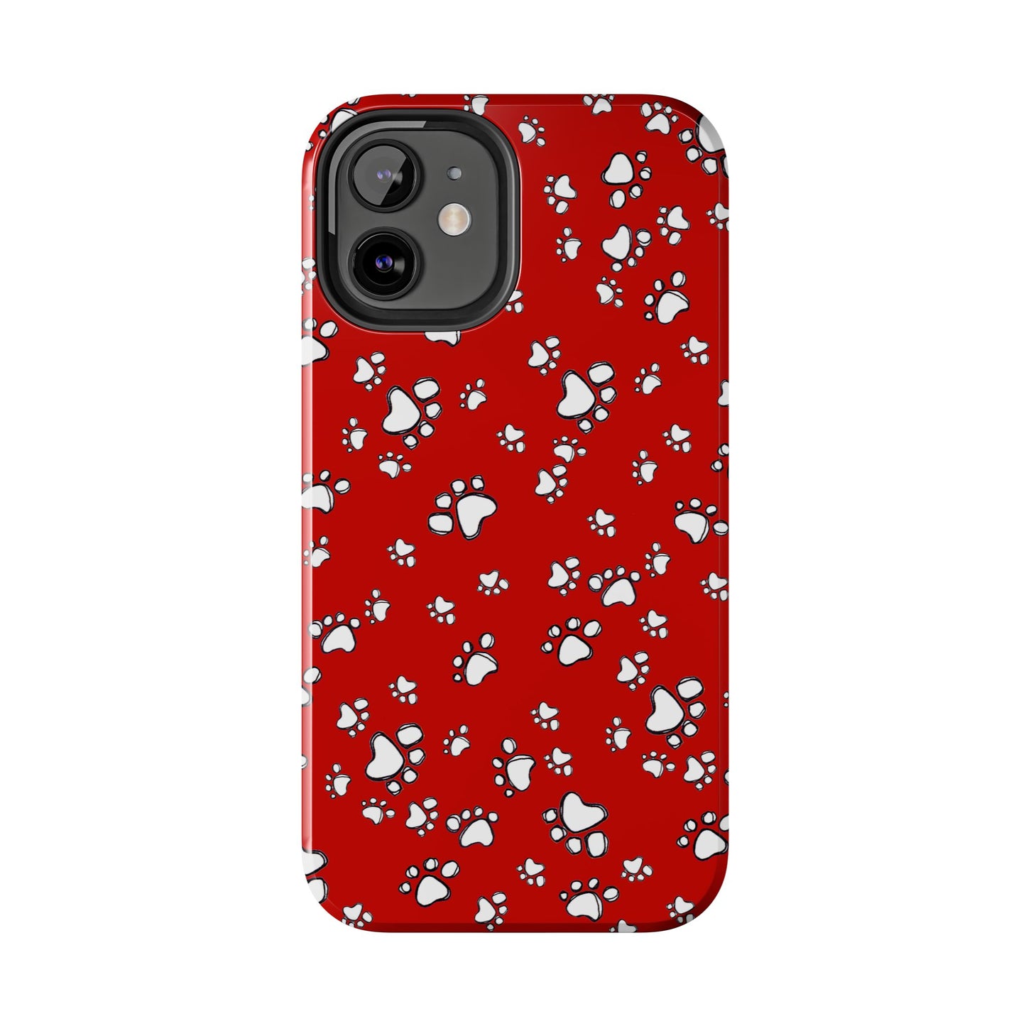 Paw Flakes Red Phone Case