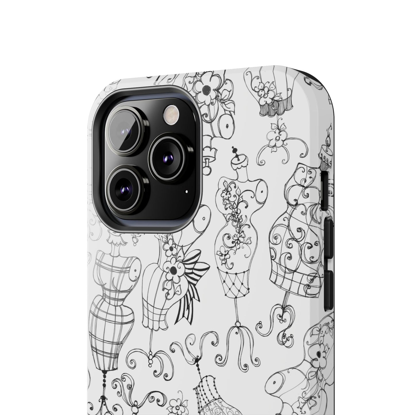 Mannequinique White / Black Phone Case