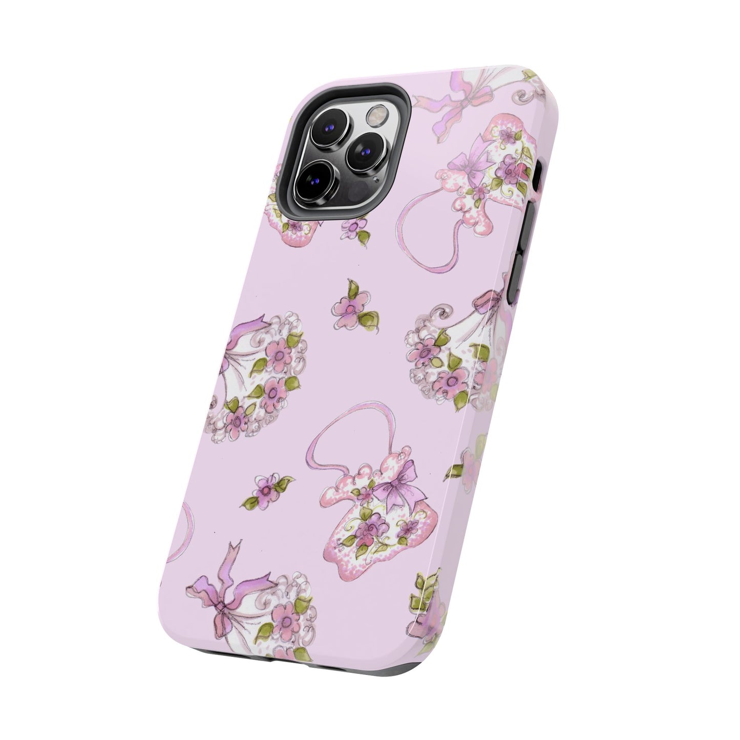 Flower Model Hand Bag Phone Case
