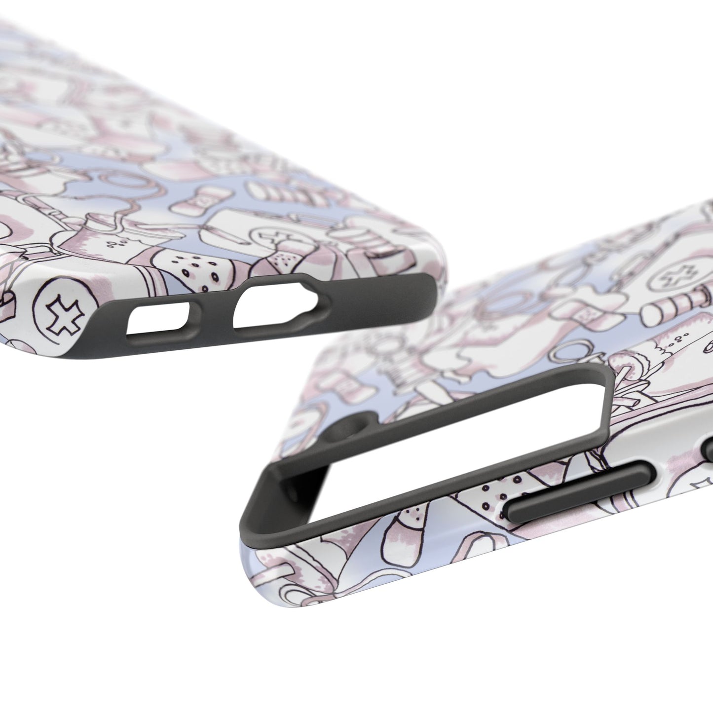 Med Stuff Blue Phone Case