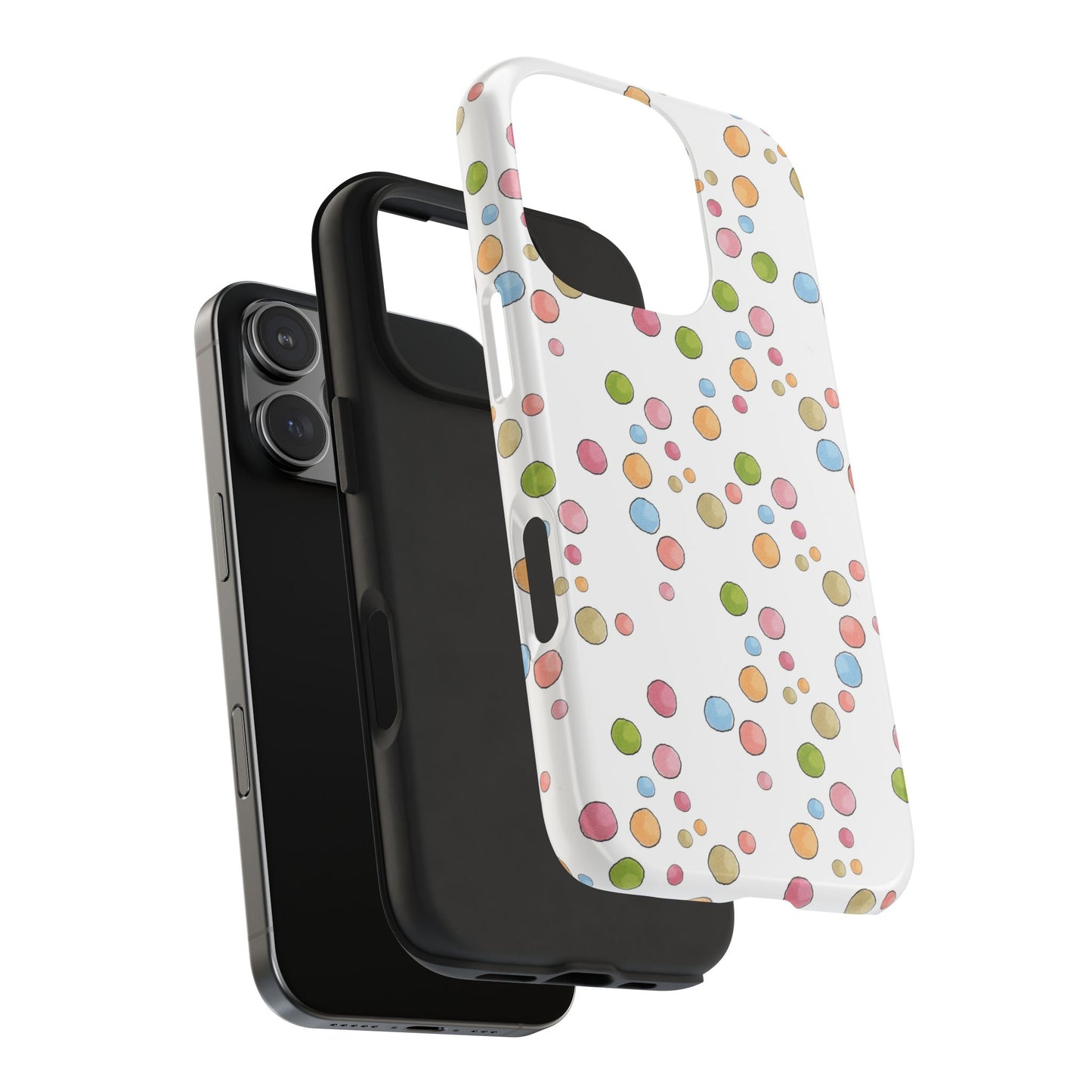 Clown Dots White Phone Case