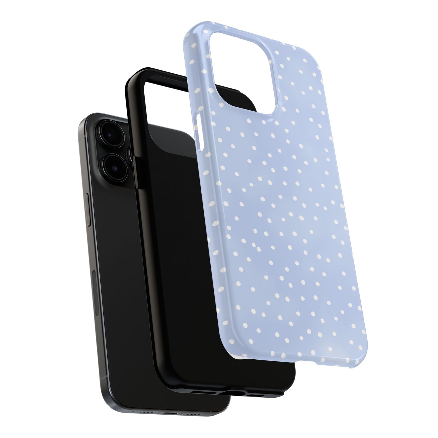 Petite Dots Blue / White Phone Case