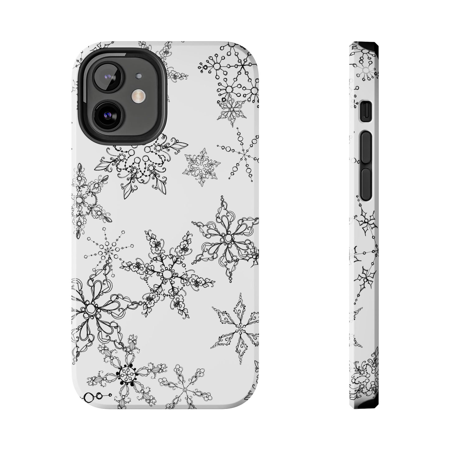 Random Flakes White Phone Case