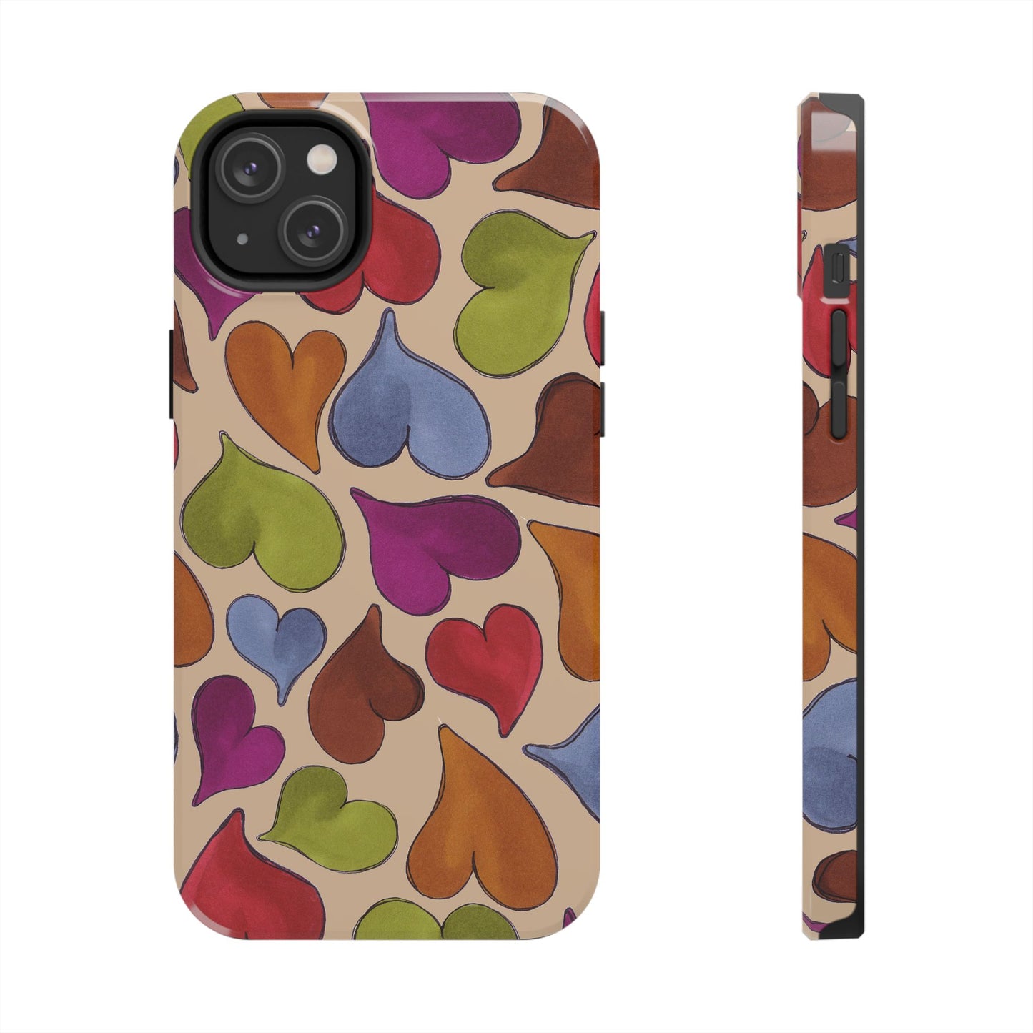 Big Hearted Khaki Phone Case