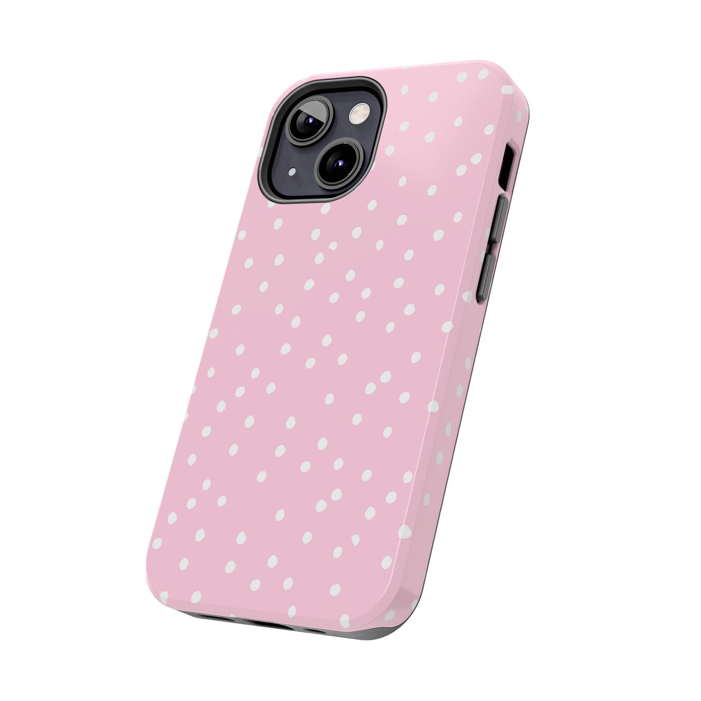 Space Dots Pink / White Phone Case